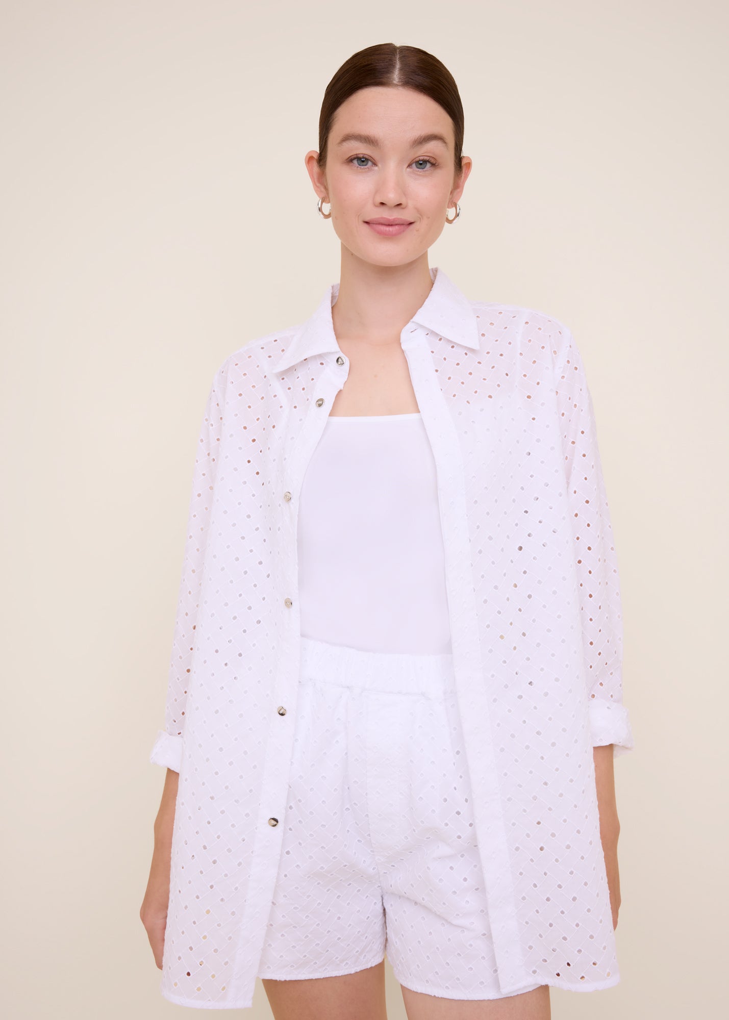 Broderie cotton blouse