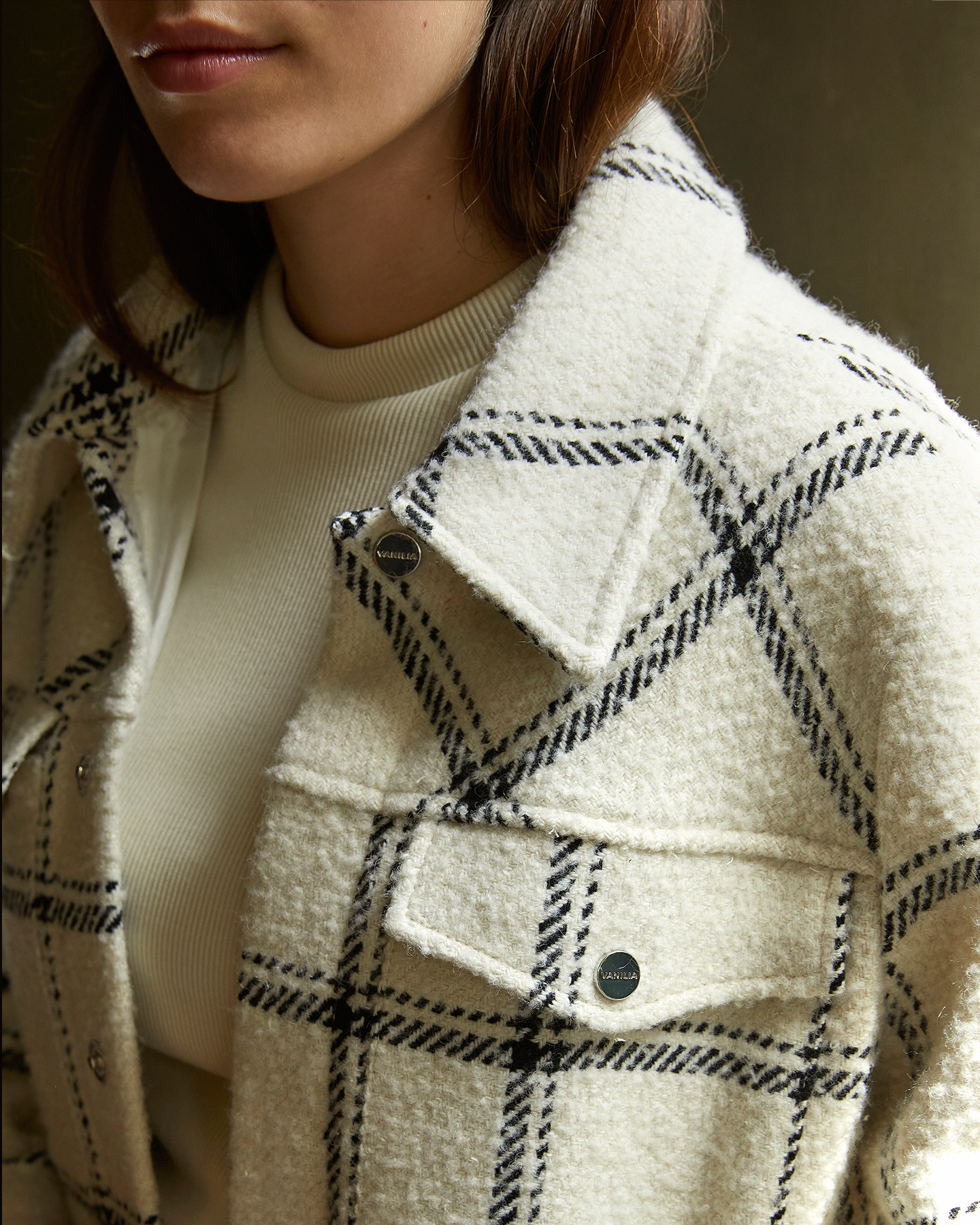vanilia wollen jasje