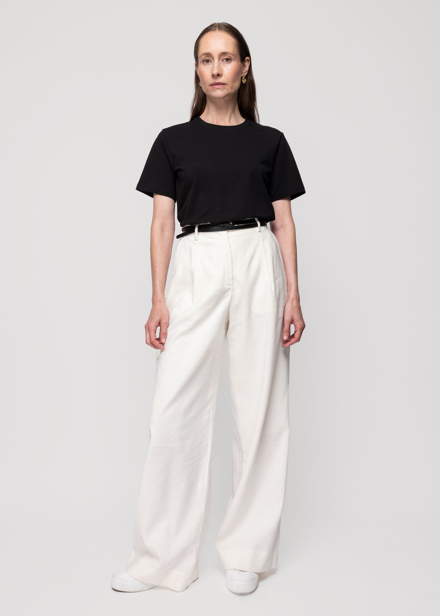 Linen Trousers tailored wide
