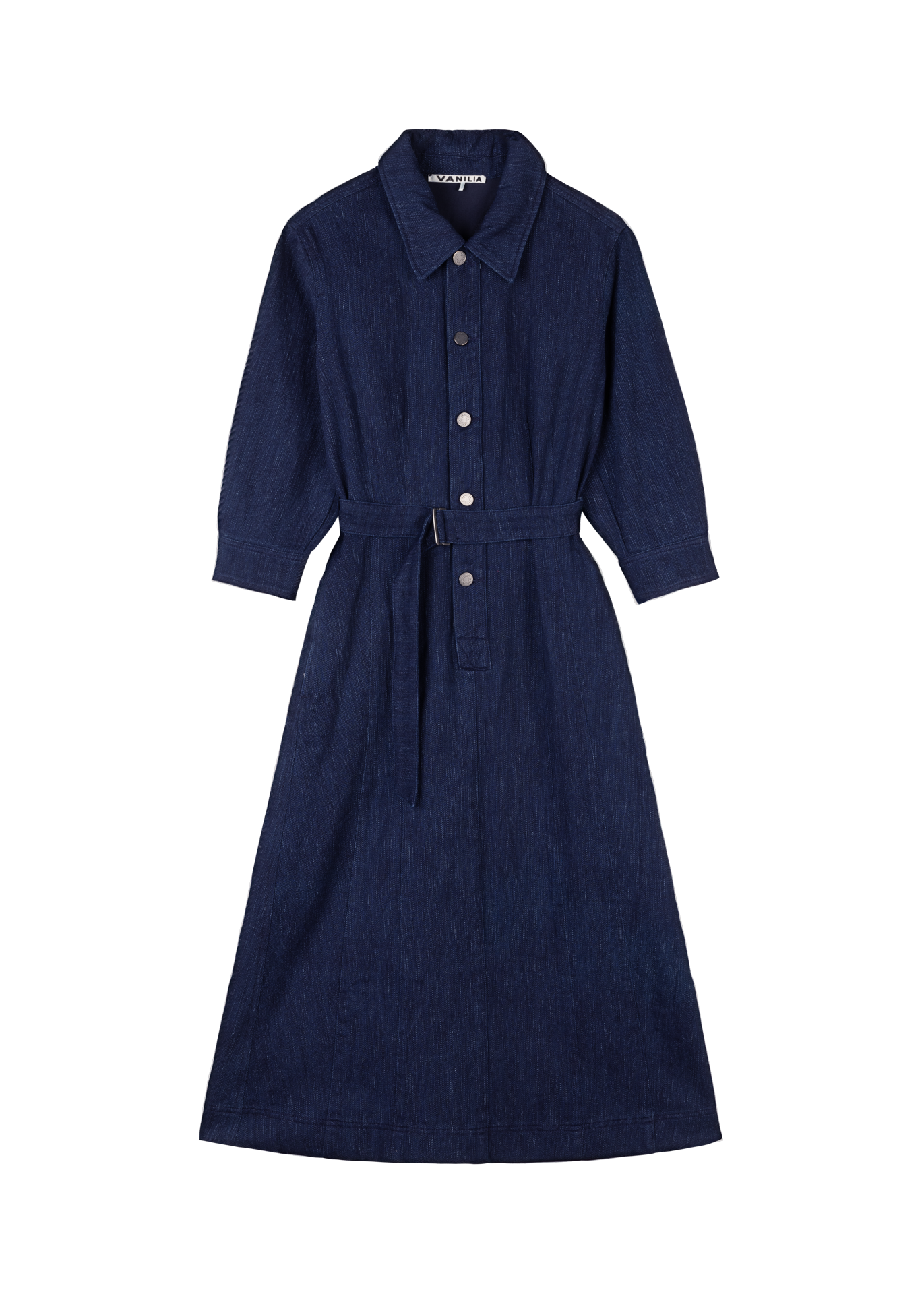 Tailored denim dress