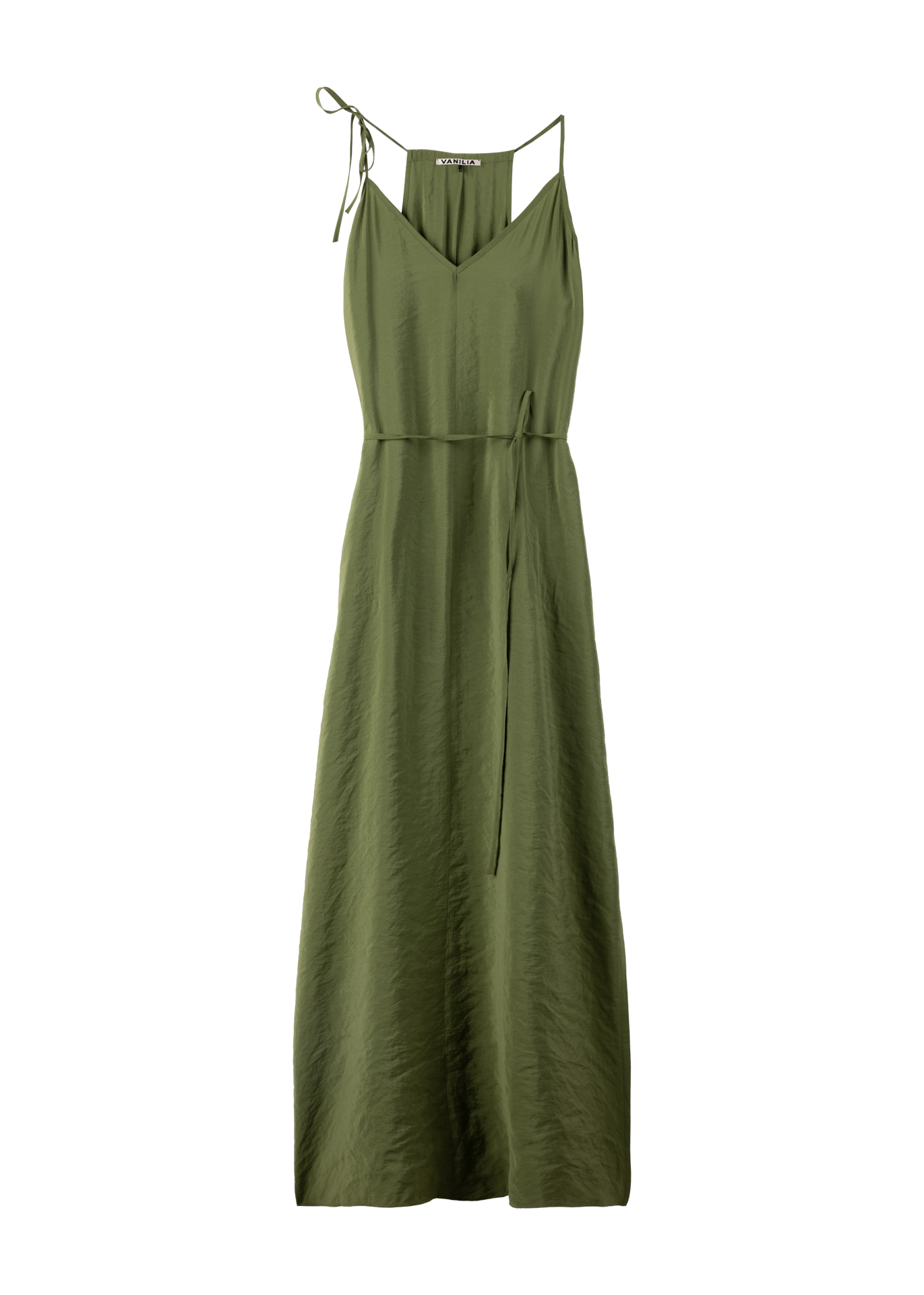 Maxi dress with ties