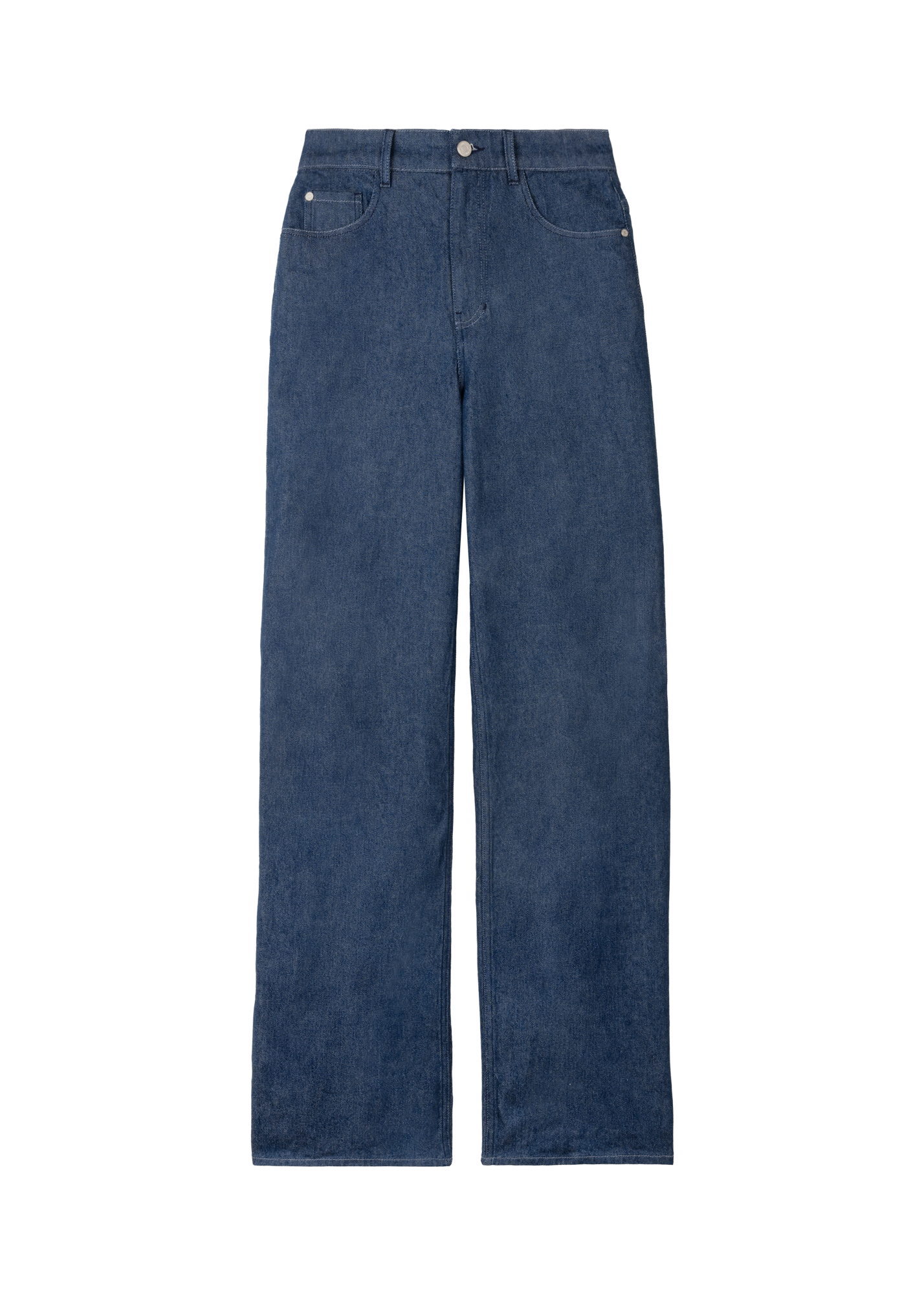 Regular rinsed denim pants