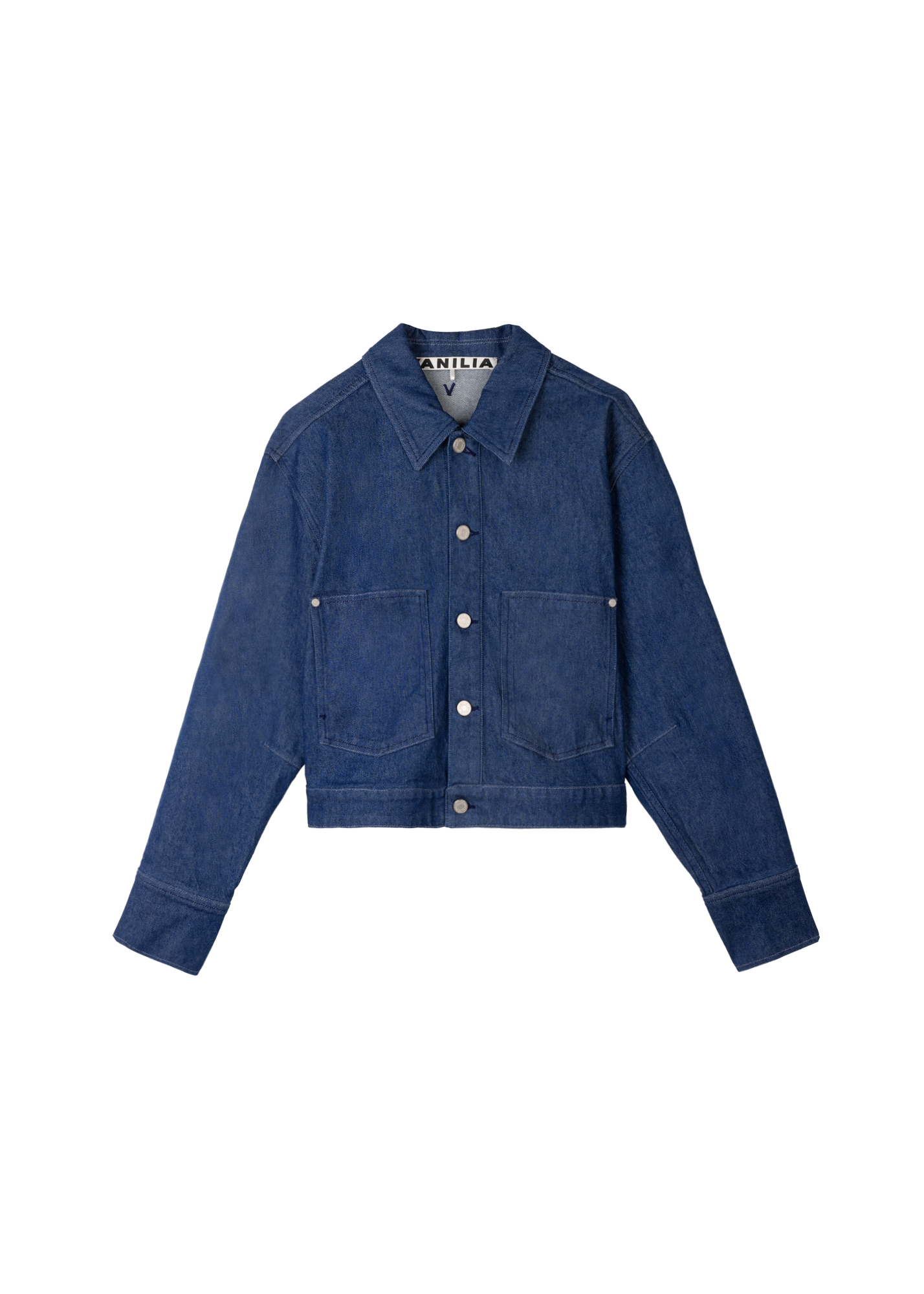 Rinsed denim jacket