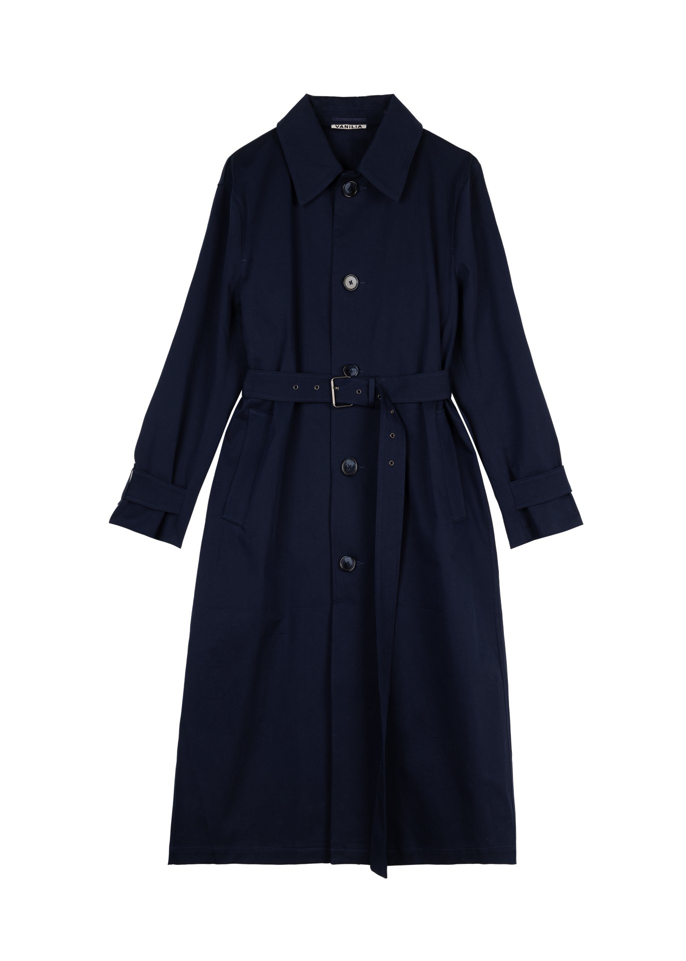 Clean long trench coat