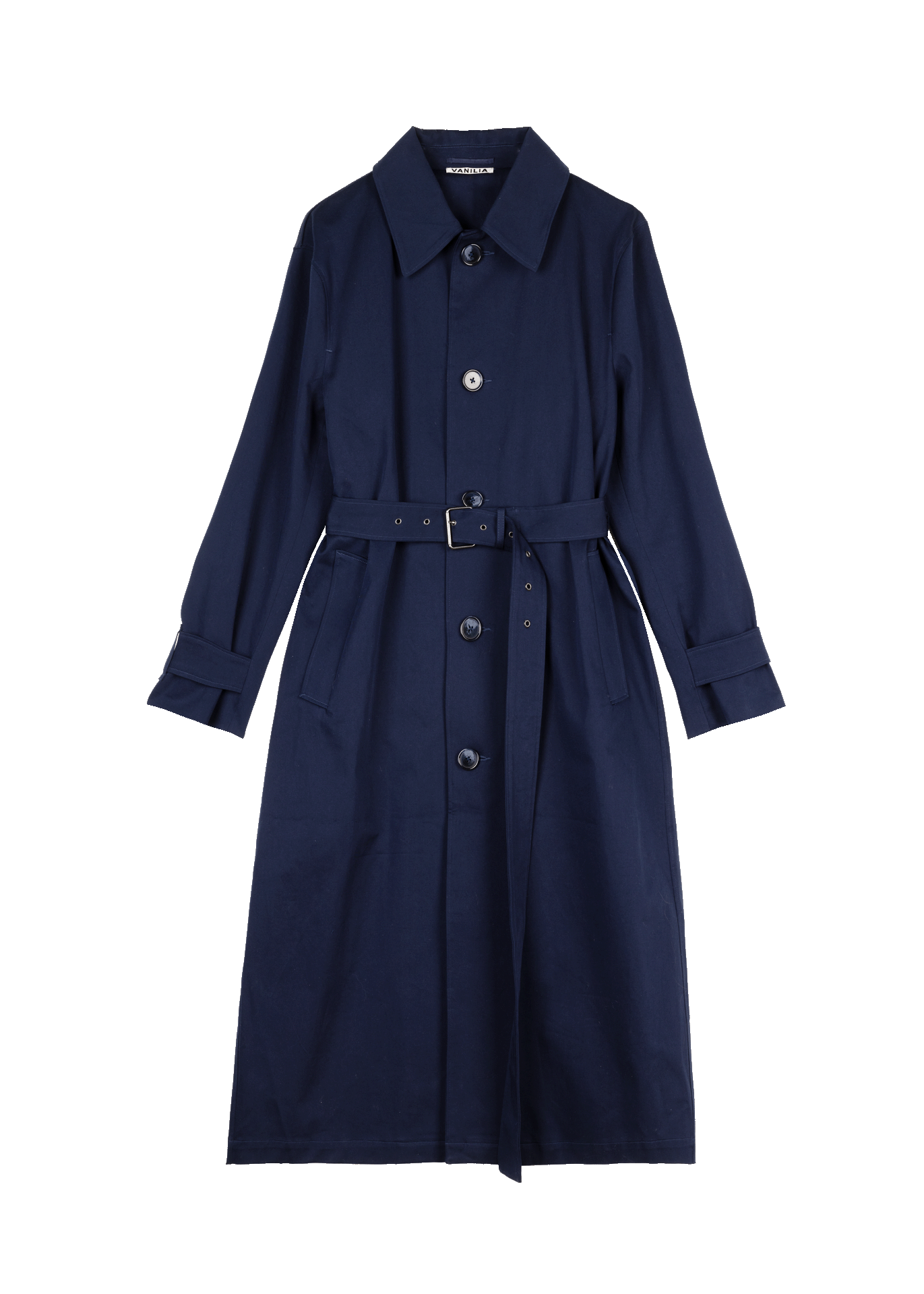 Clean long trench coat