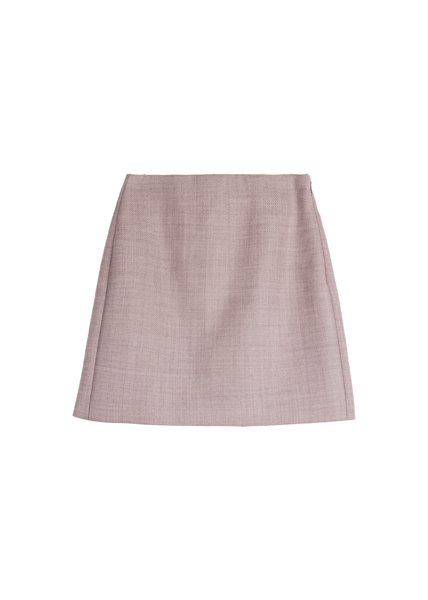 Wool mini skirt