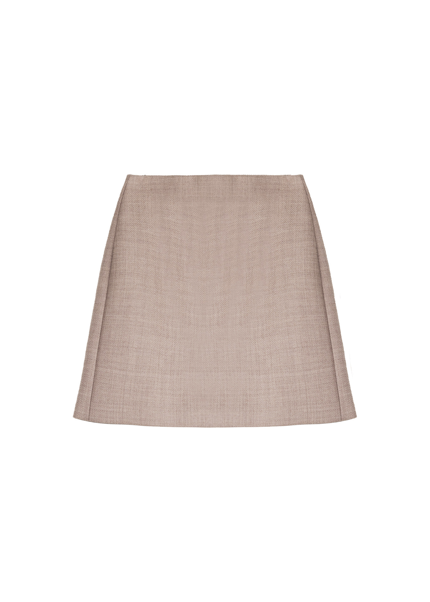 Wool mini skirt