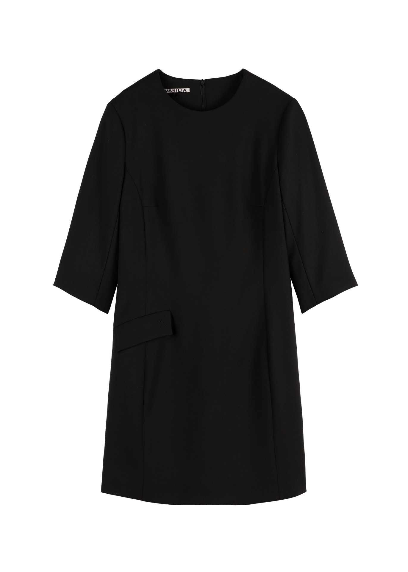 Bi-stretch shift dress