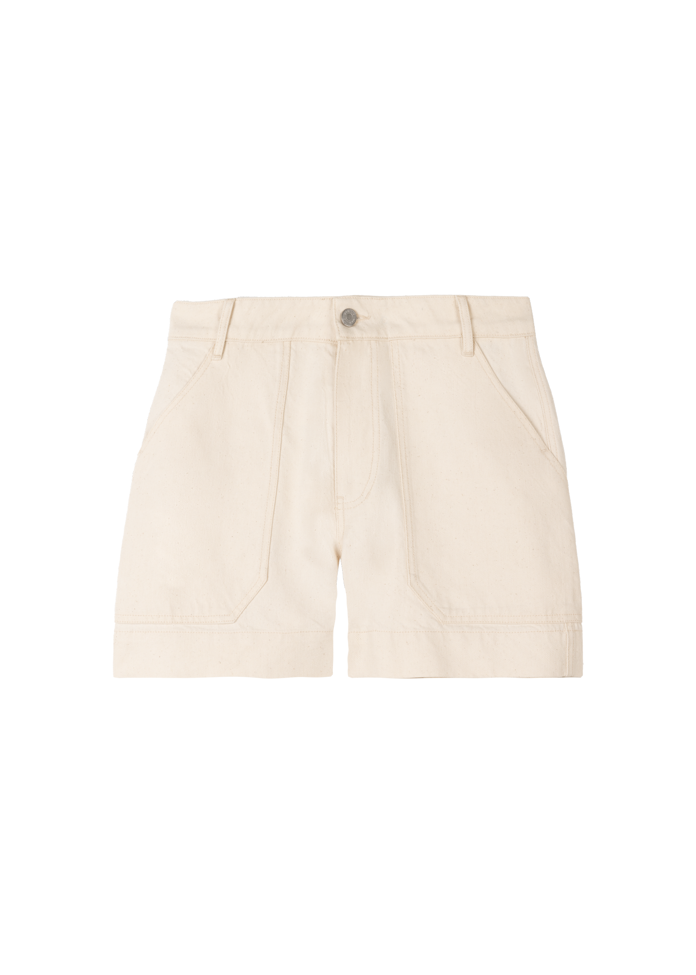 Utility cotton-tencel shorts