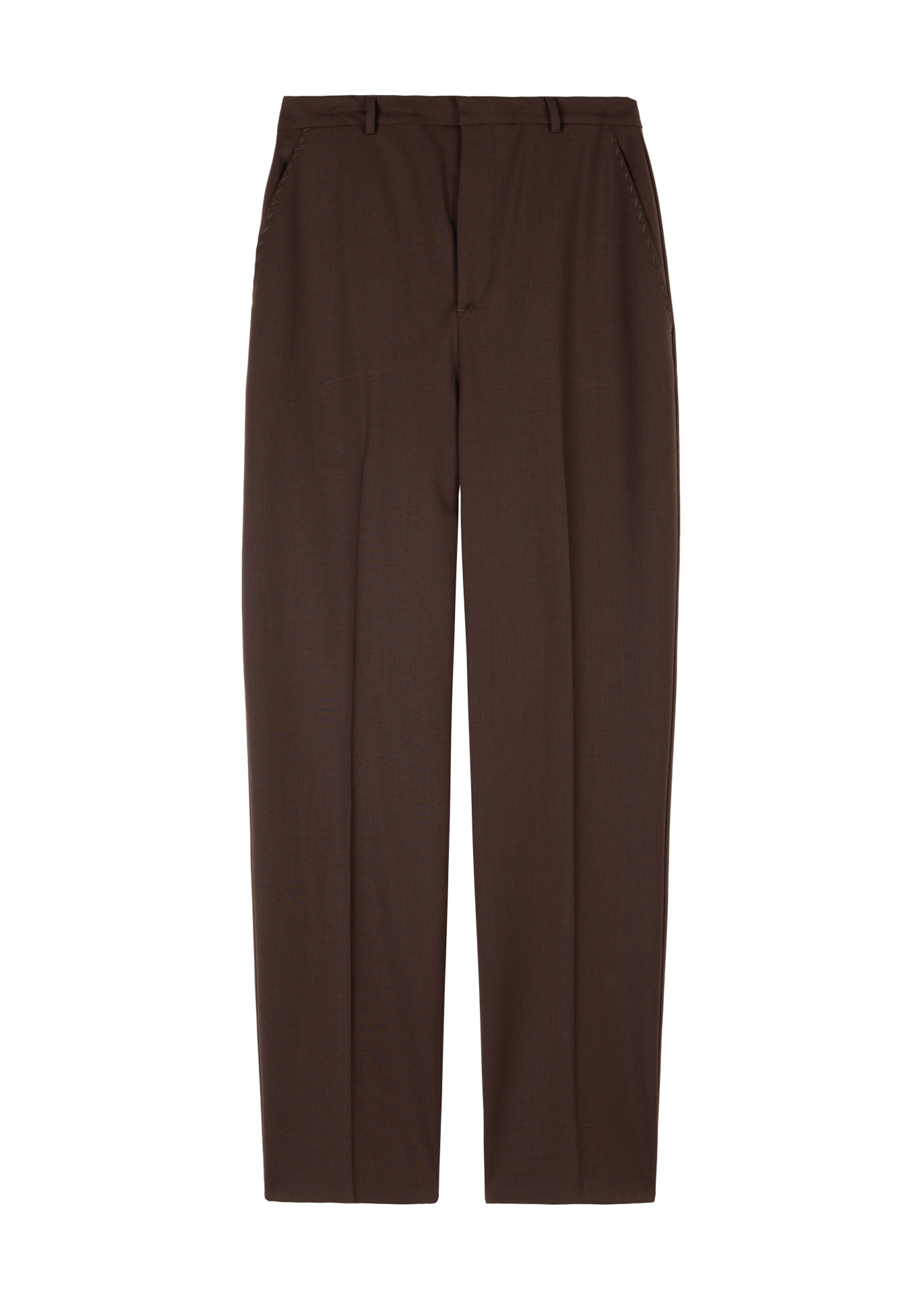 Broek Decostitch woolmix pants