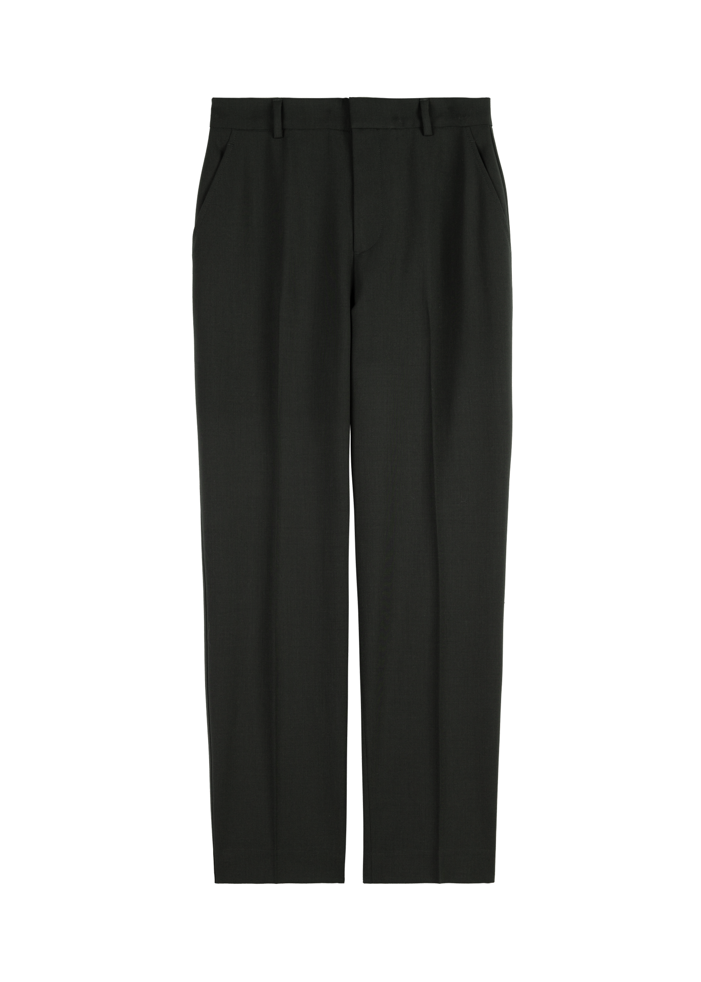 Tapered wool pants