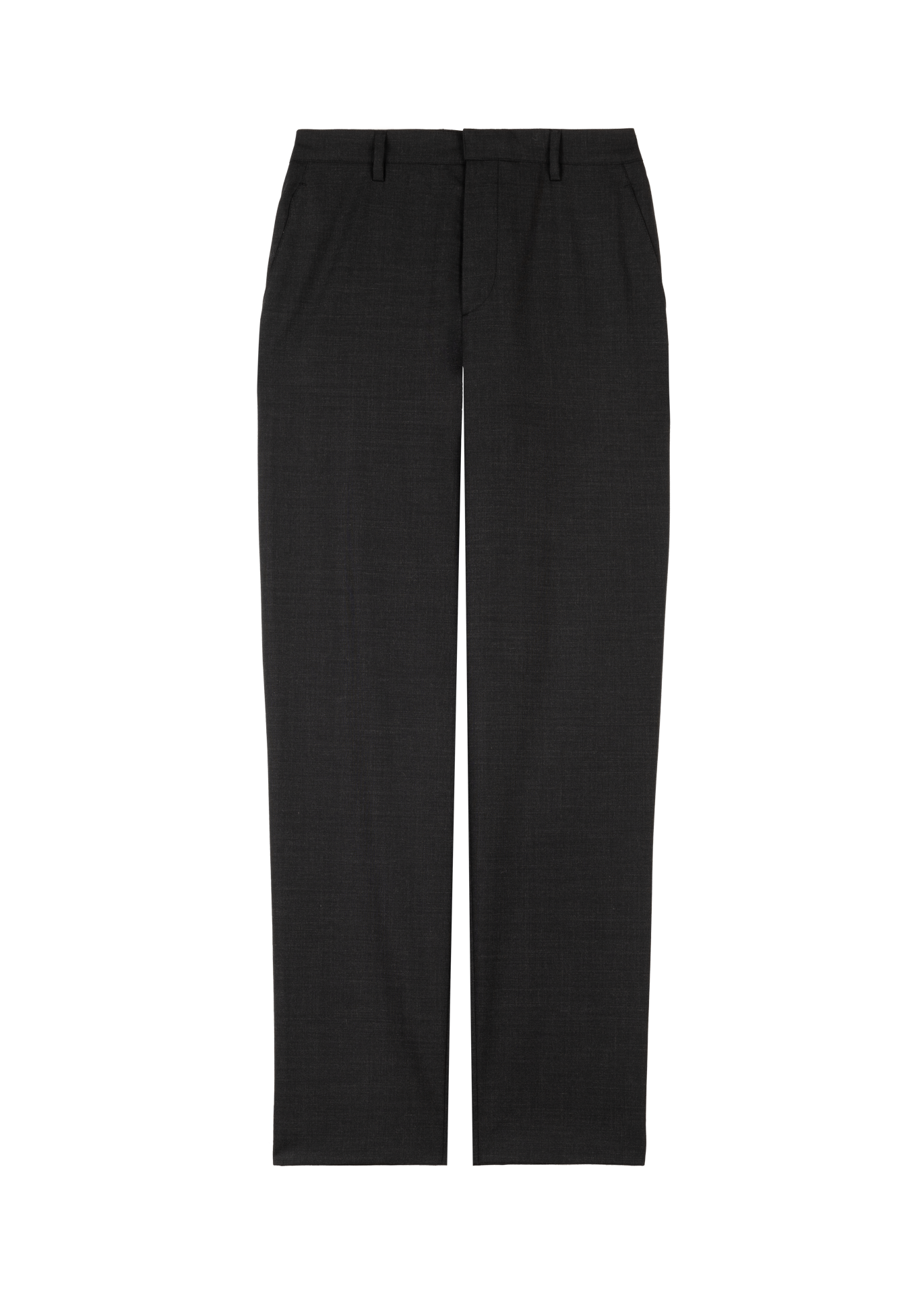 Tapered wool trousers