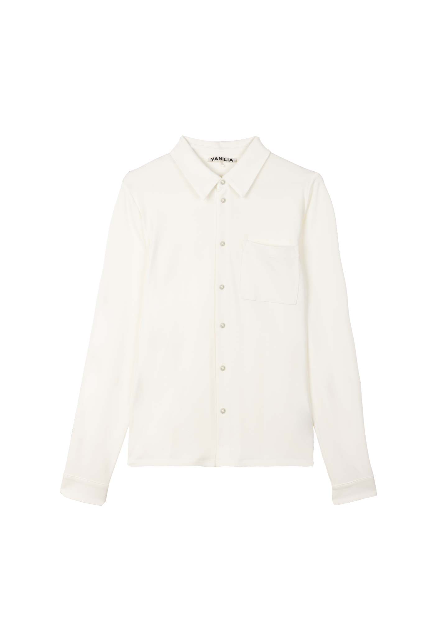 Tricot blouse with pockets