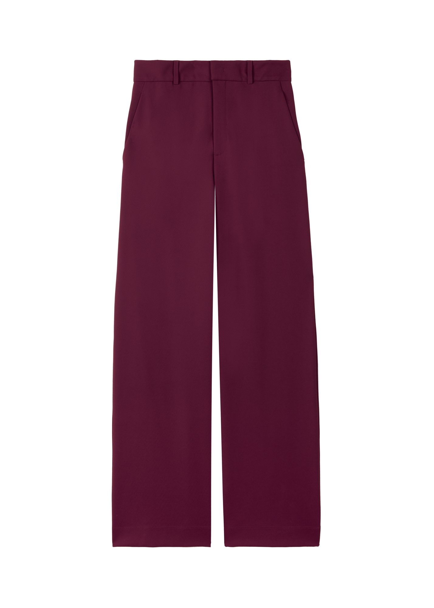 Tailored twill broek