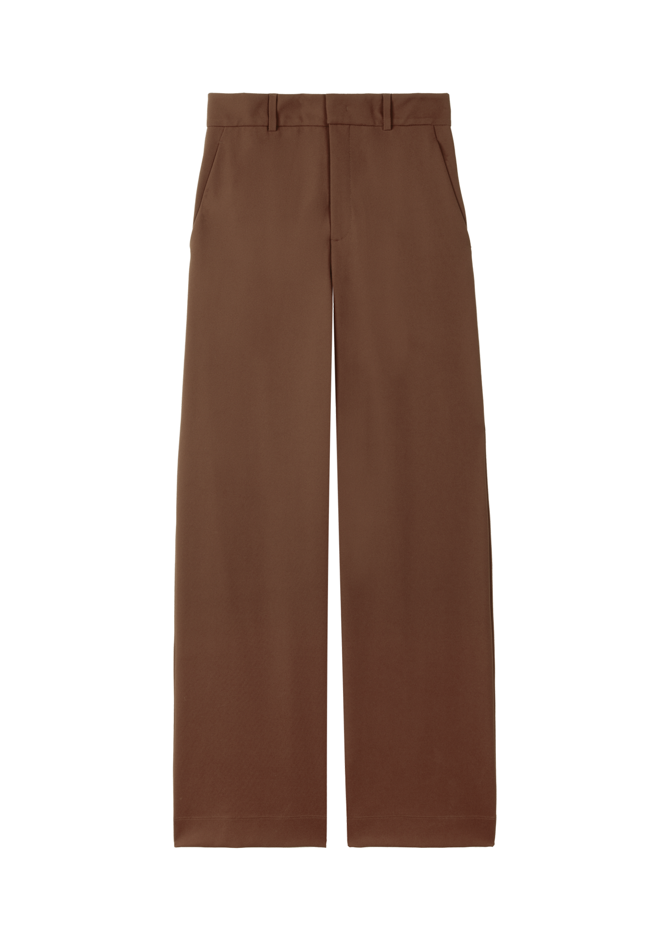 Tailored twill broek