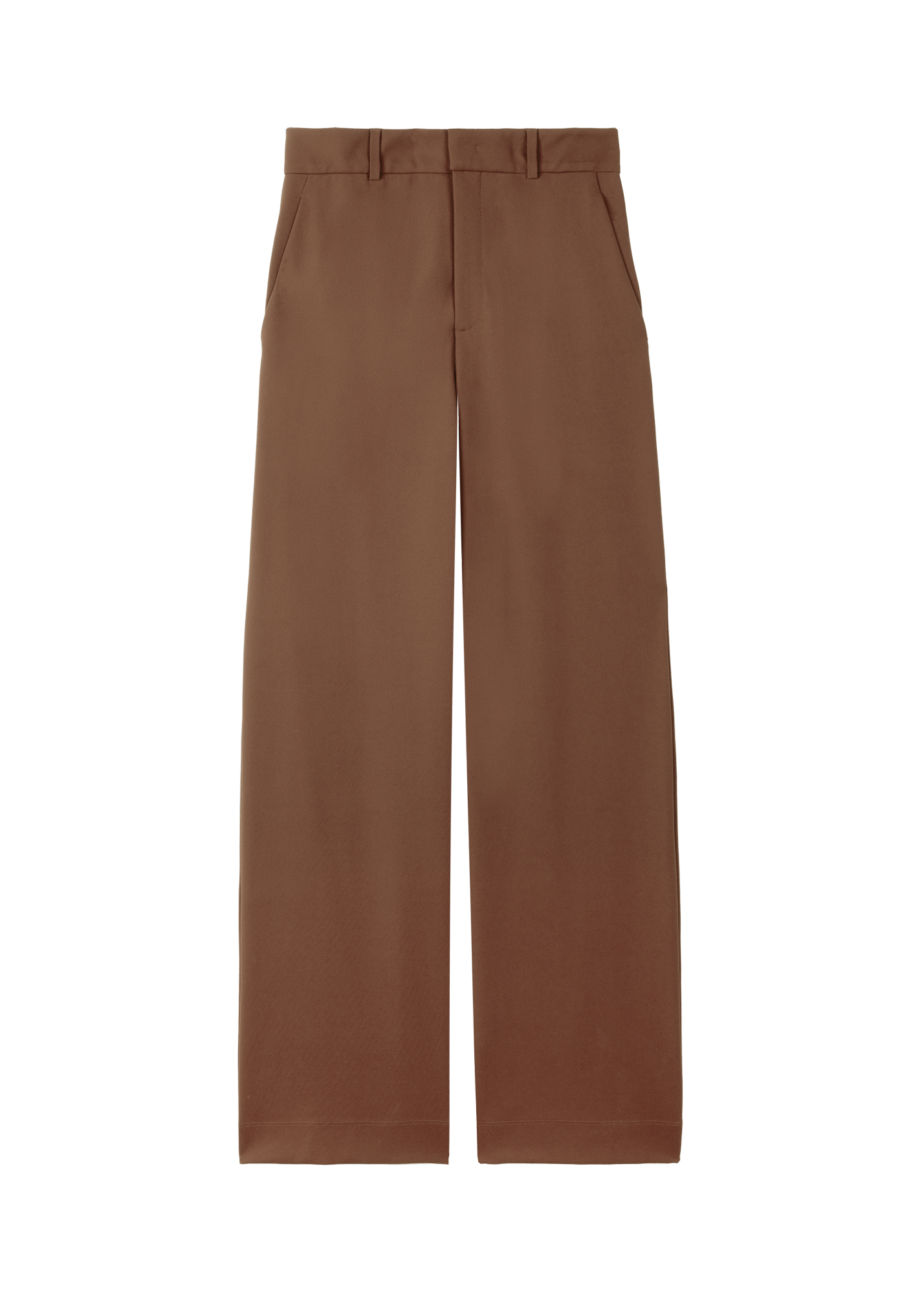 Tailored twill broek