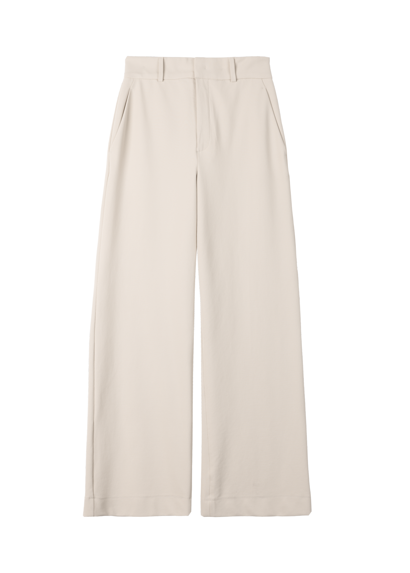 Tailored twill broek