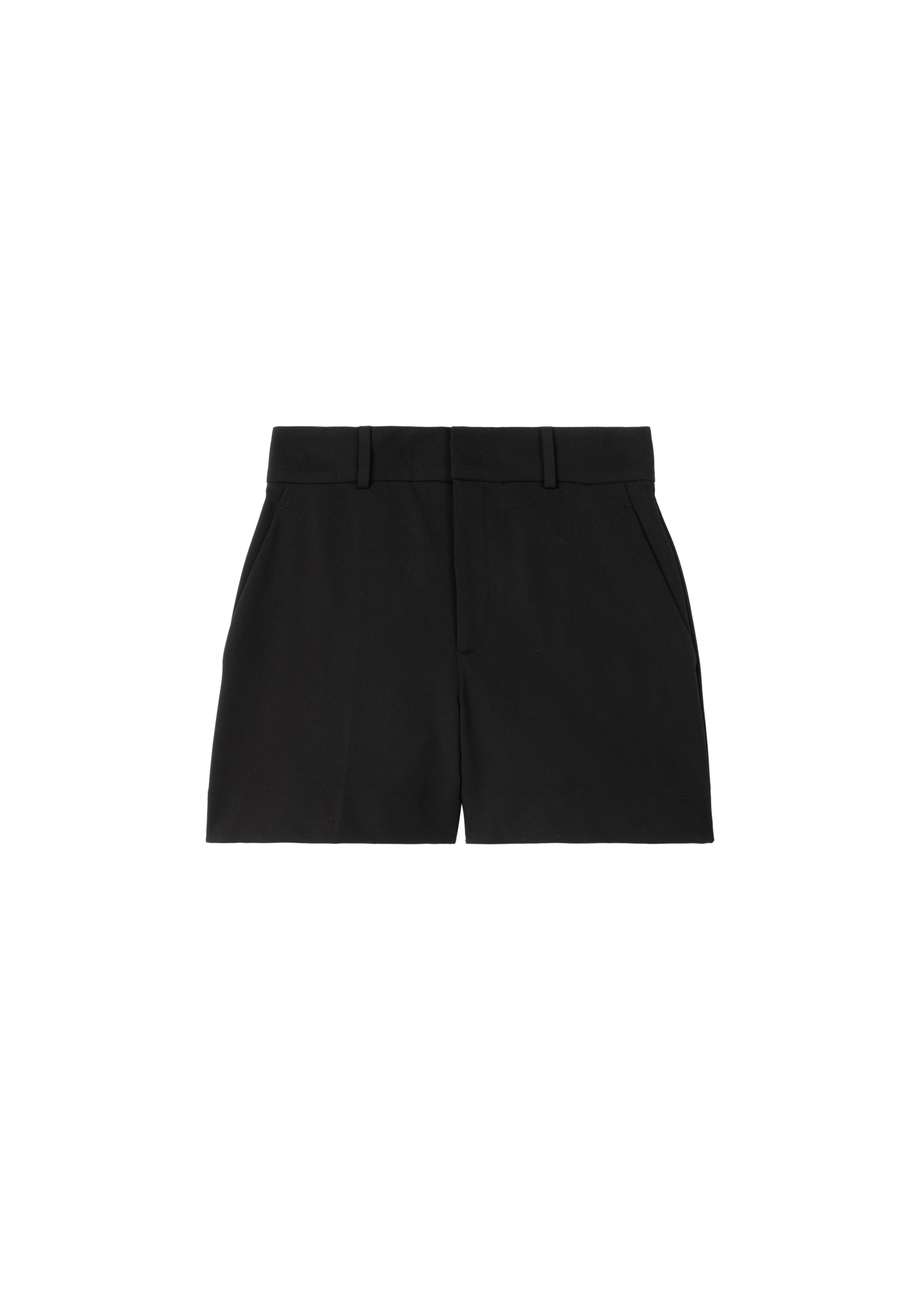 Tailored twill shorts