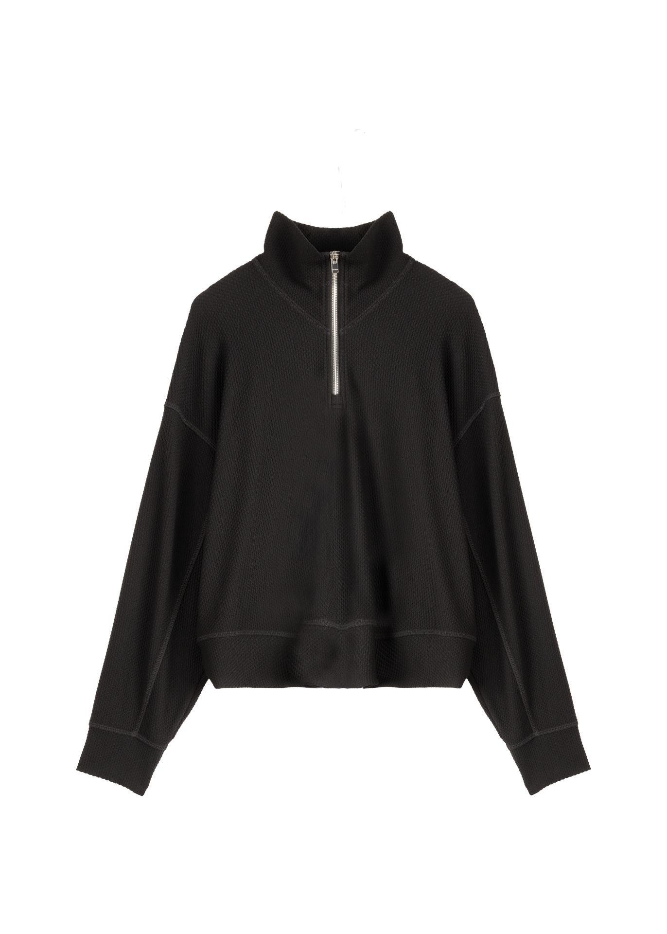 Zip up struc sweater