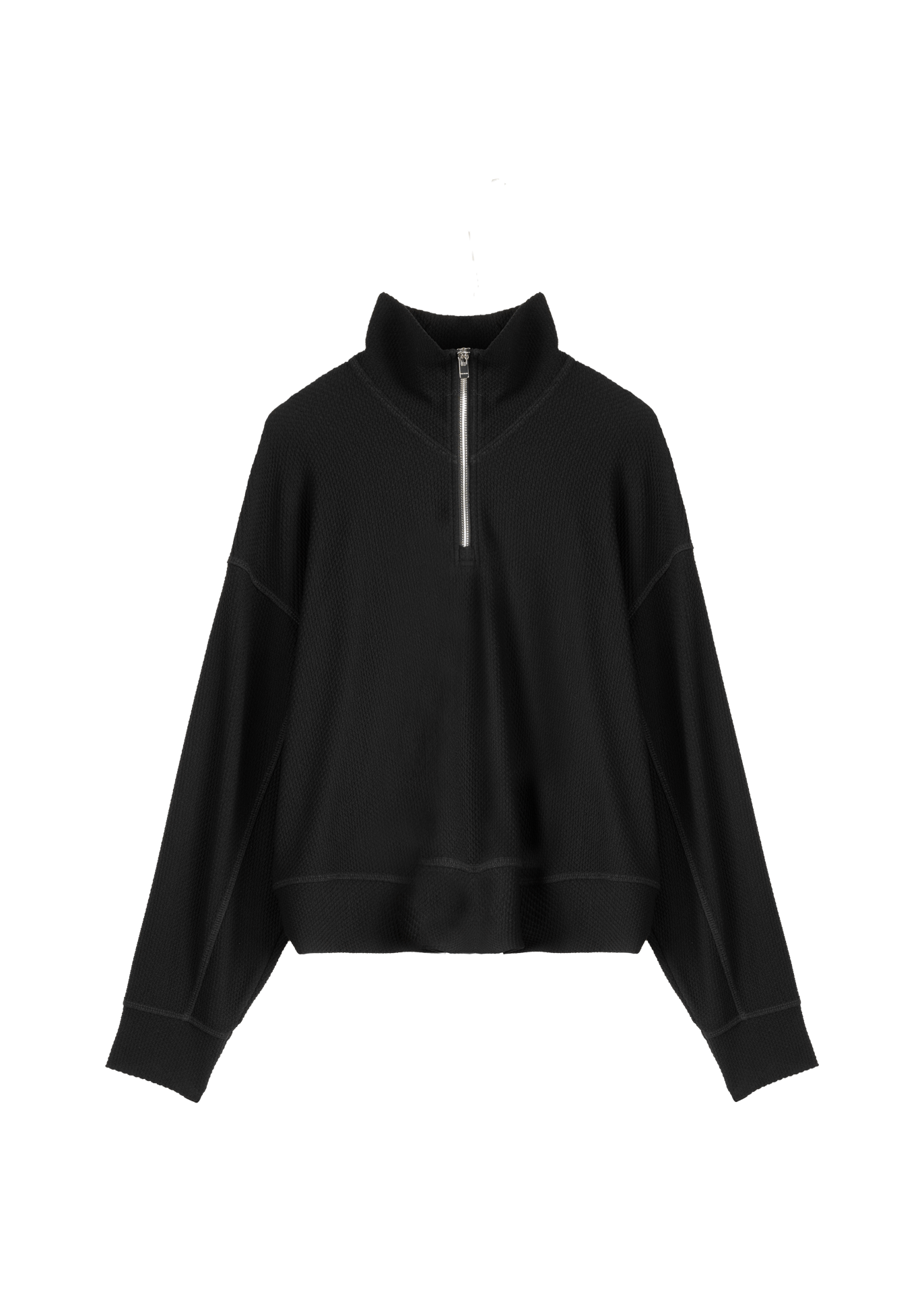 Zip up struc sweater