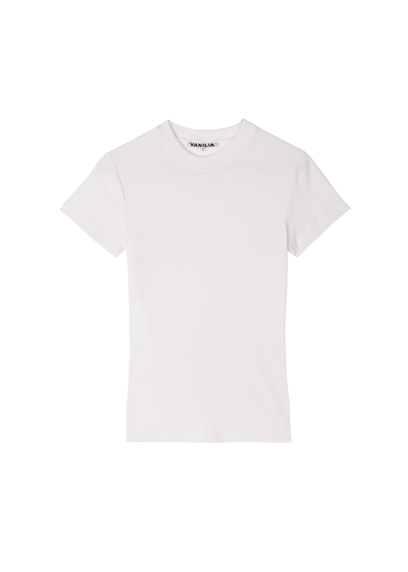 Basic rib t-shirt