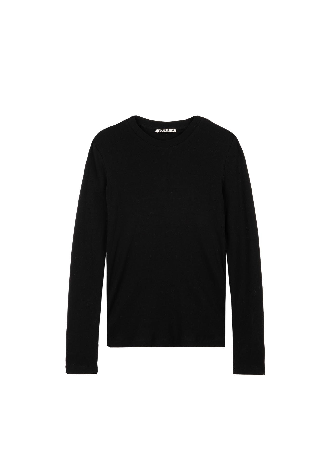 T-shirt Fine light rib longsleeve