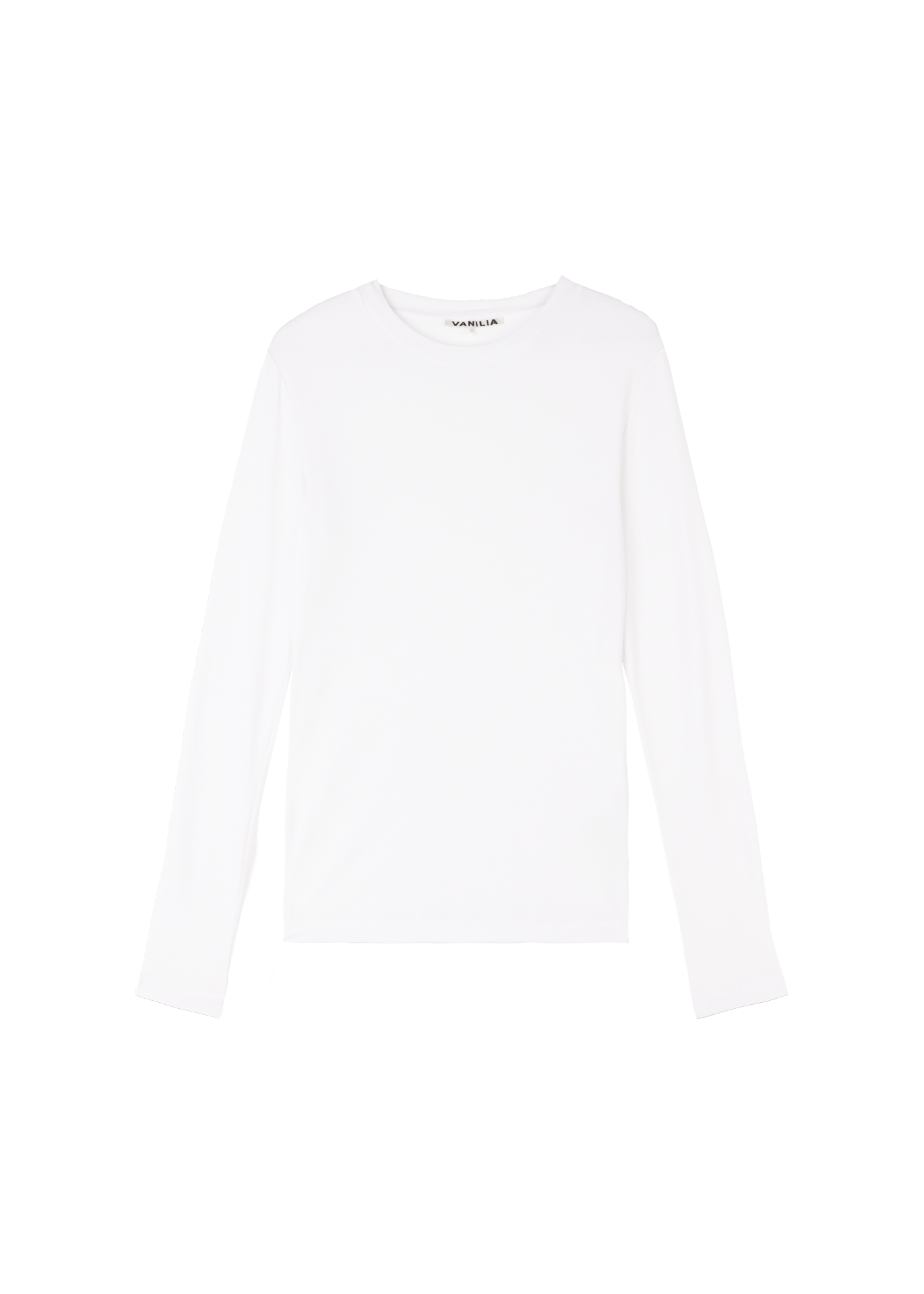 T-shirt Fine light rib longsleeve