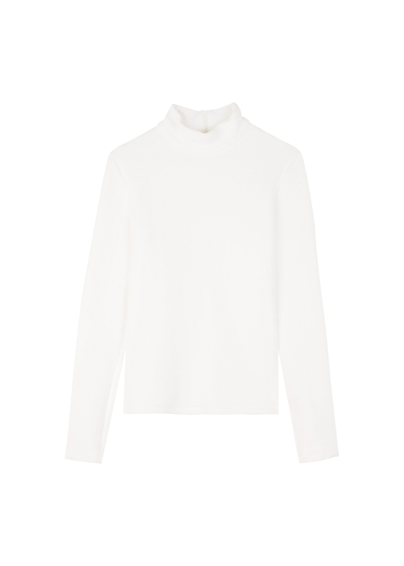 Tricot turtleneck pullover