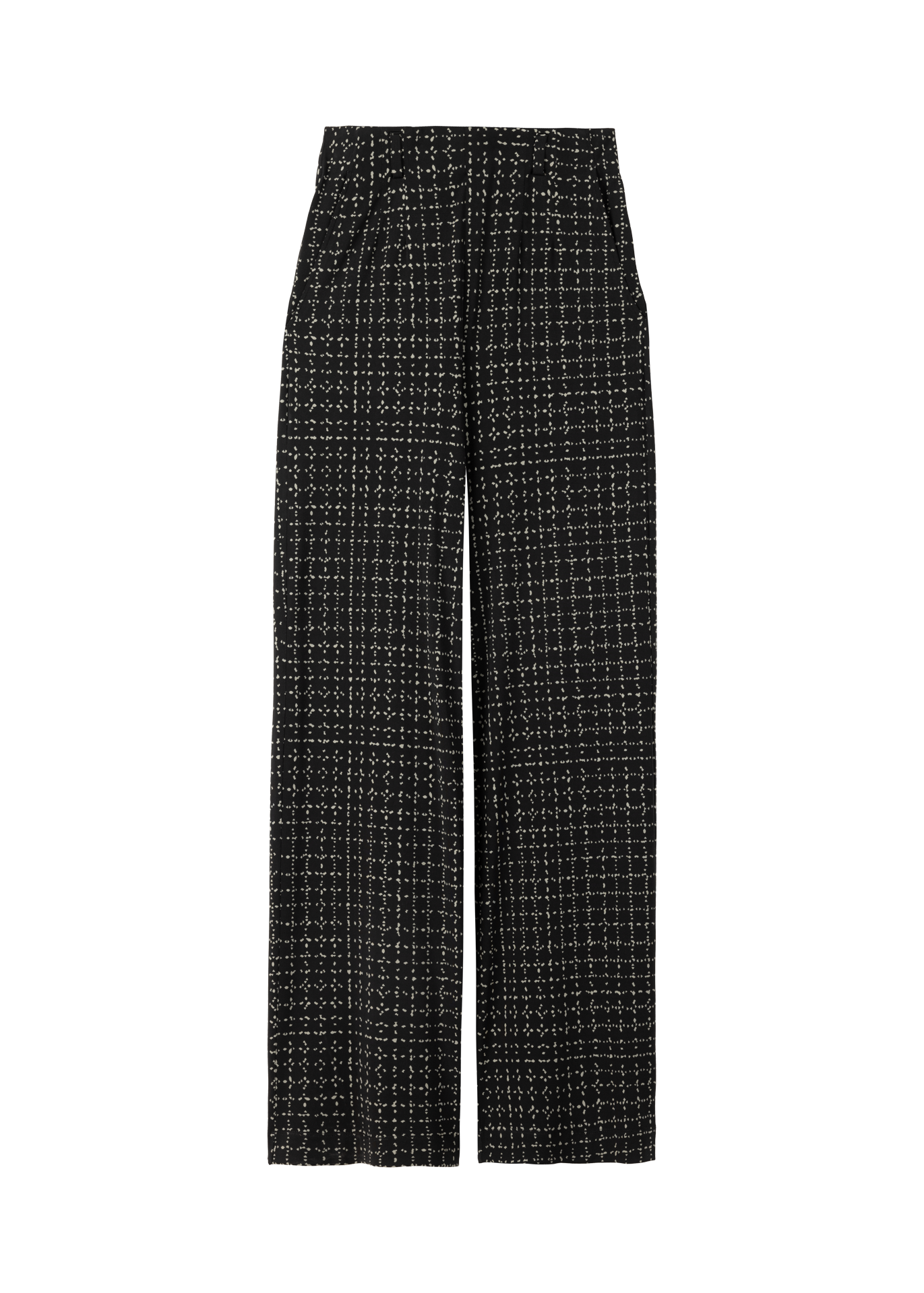Printed tricot trousers