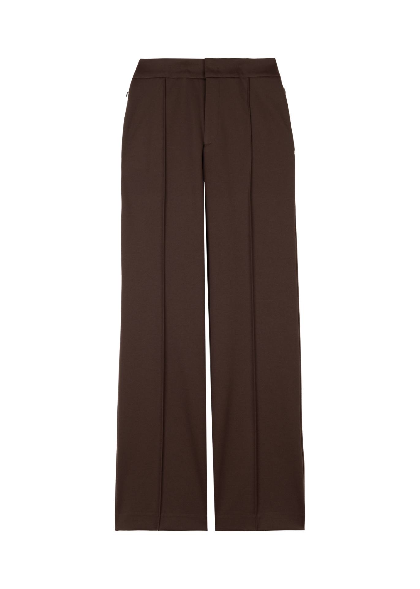 Flared punto trousers