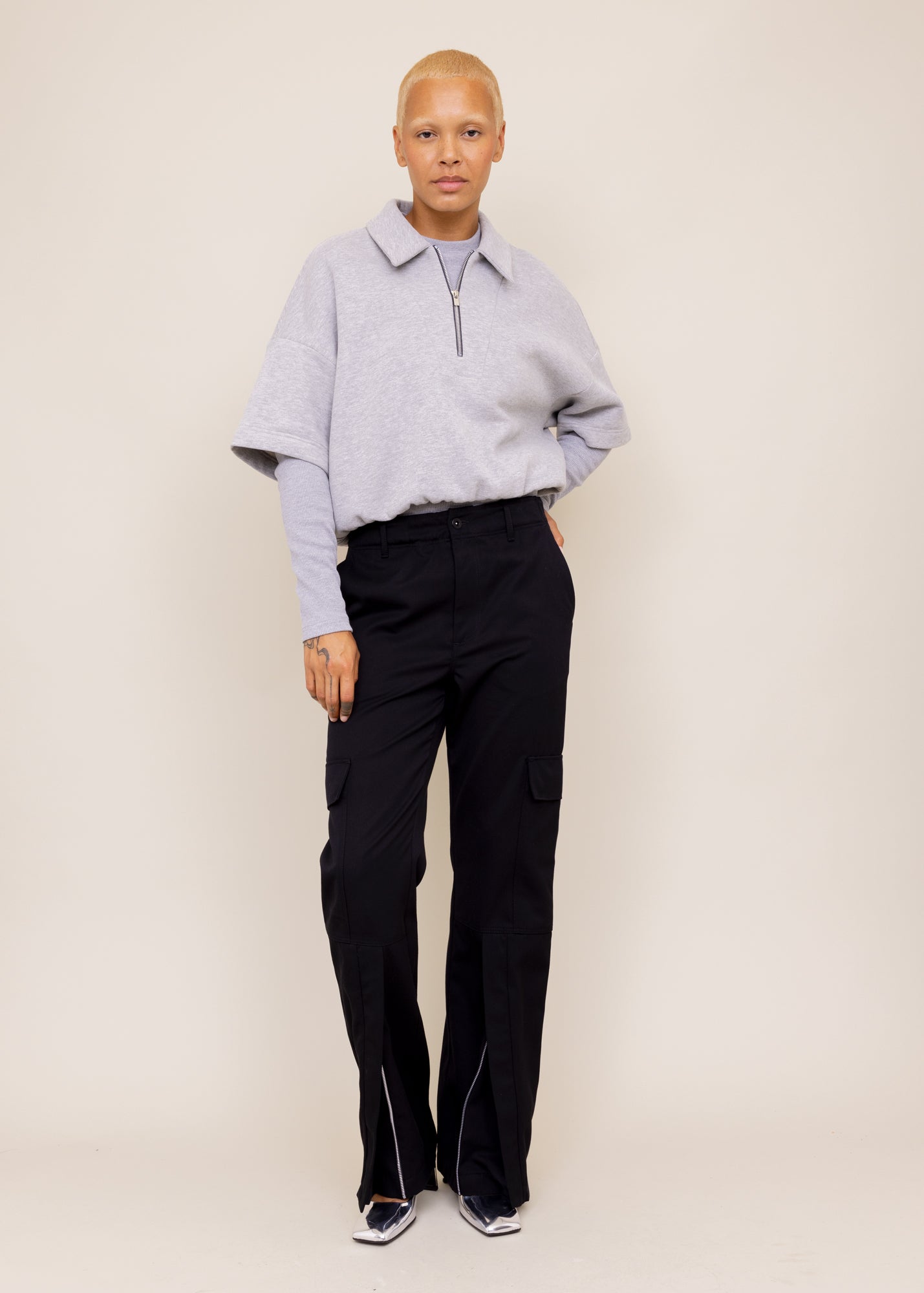 Twill utility trousers