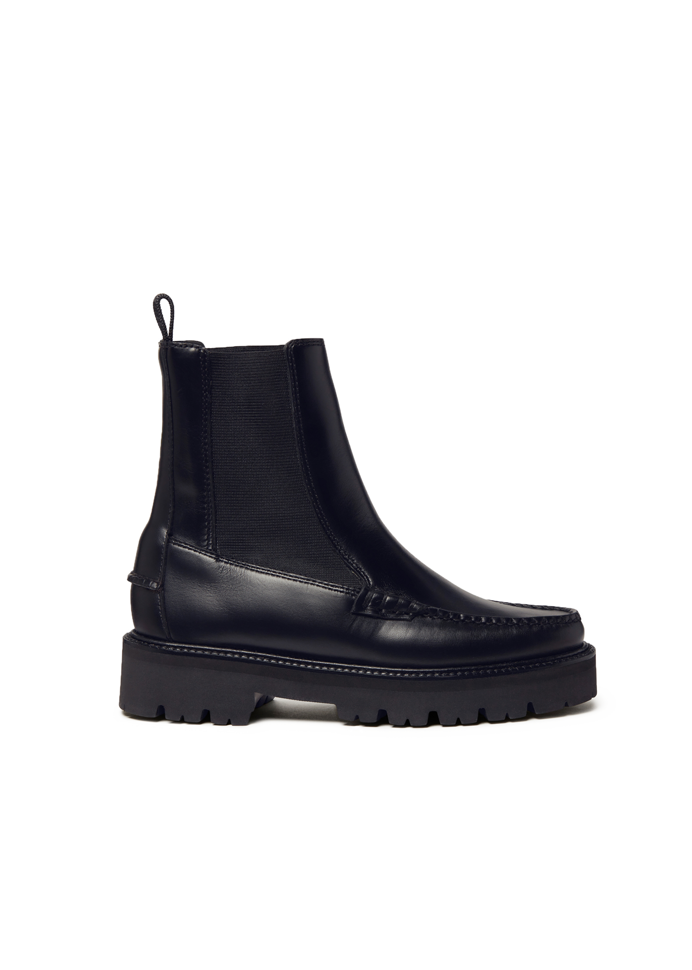 Leather chelsea boots