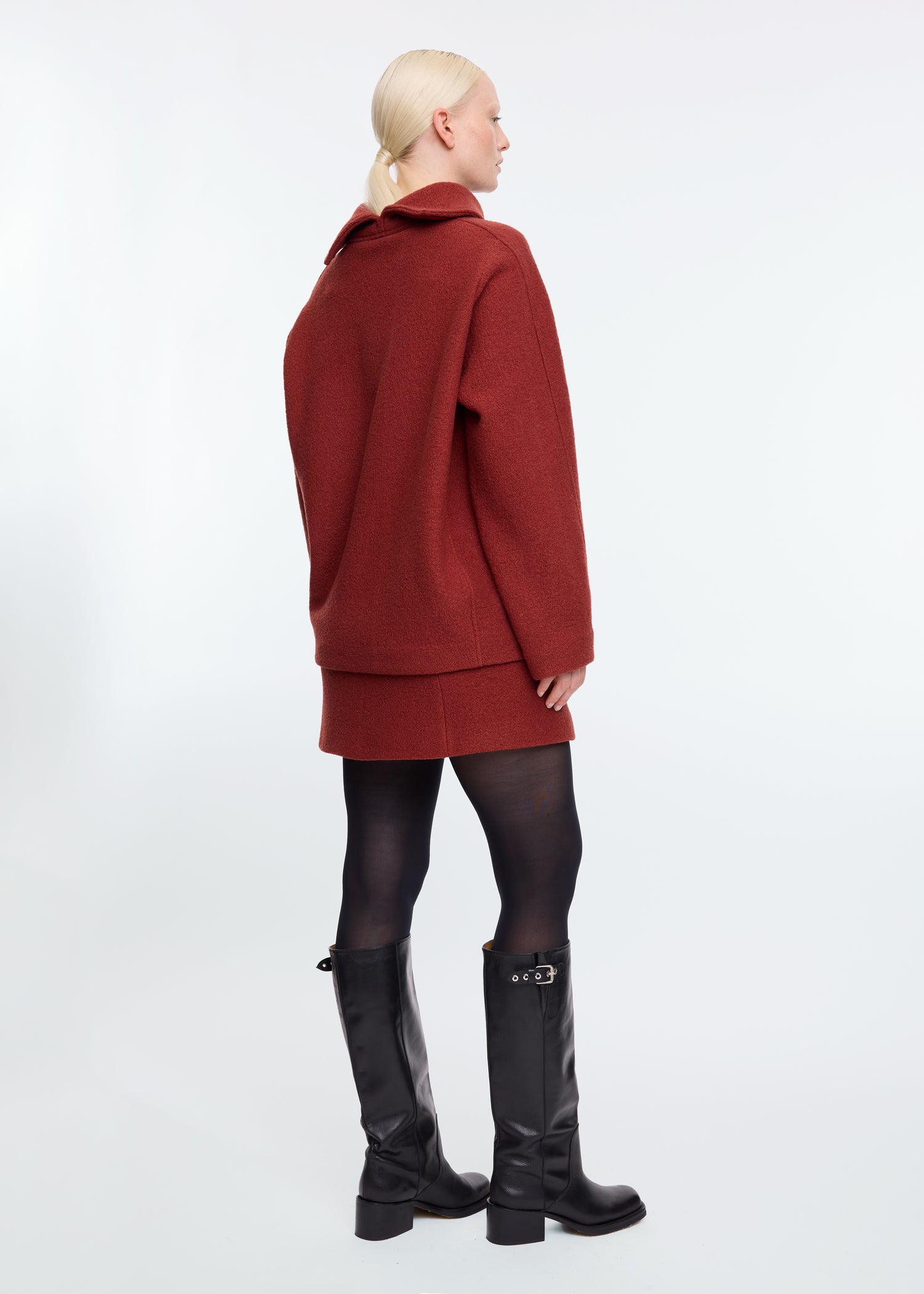 Curl wool oversized sweat