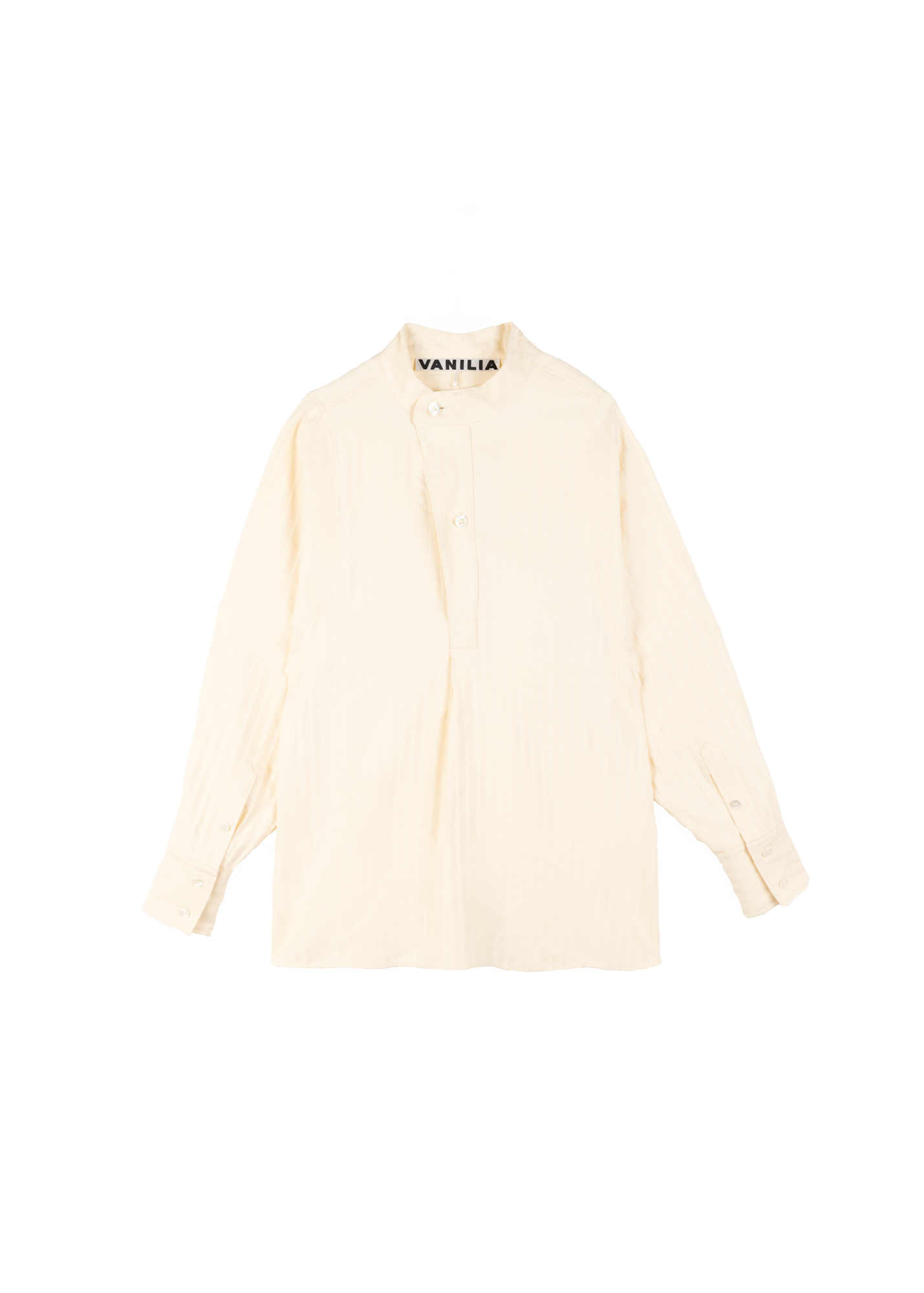 Linnenblend blouse met army detail