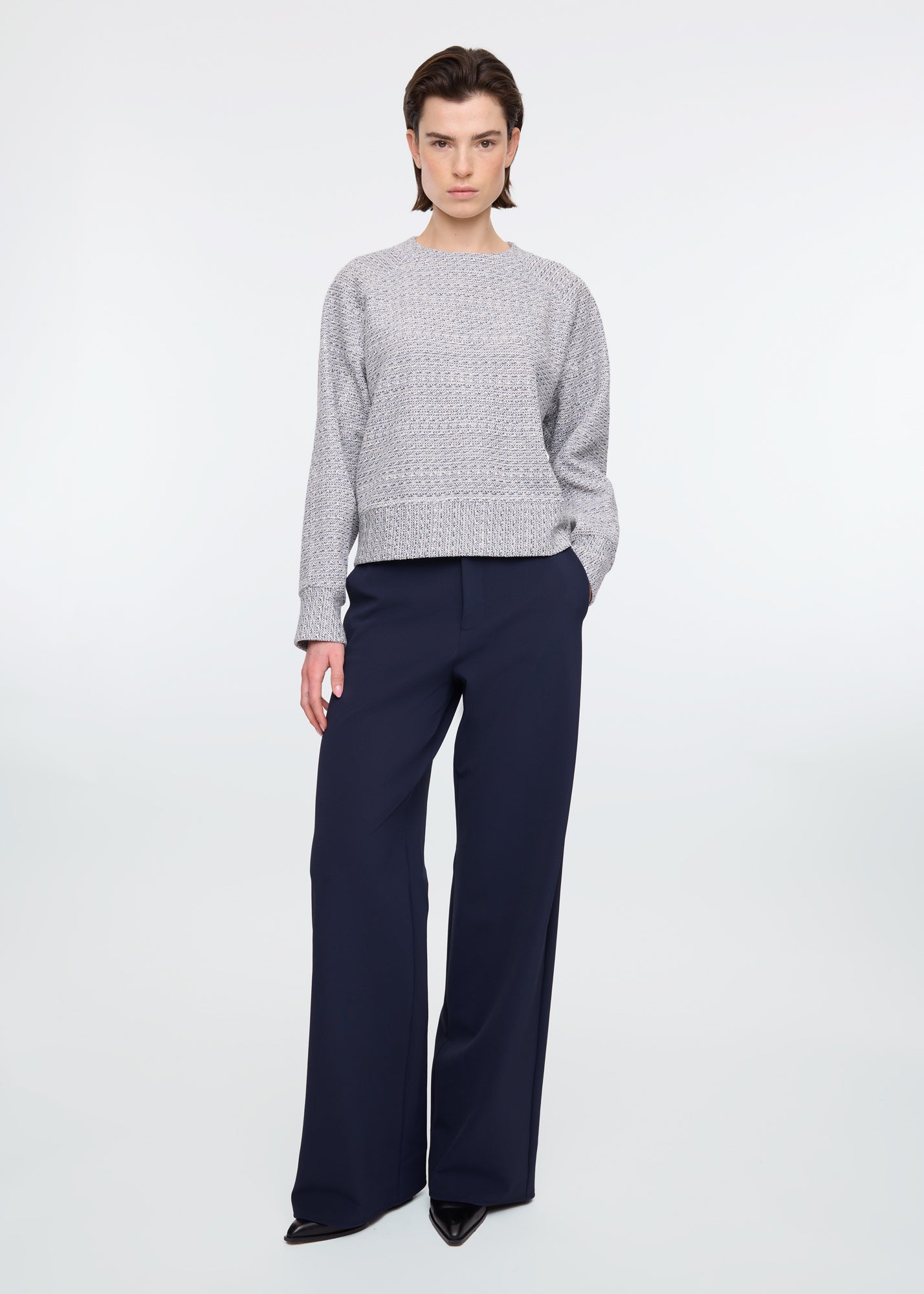 Relaxed structure sweater