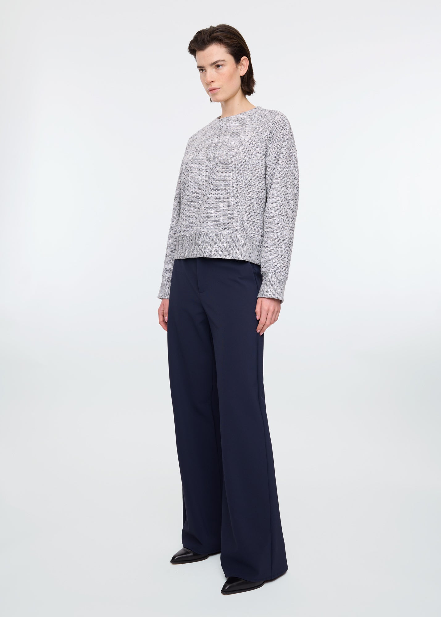 Relaxed structure sweater