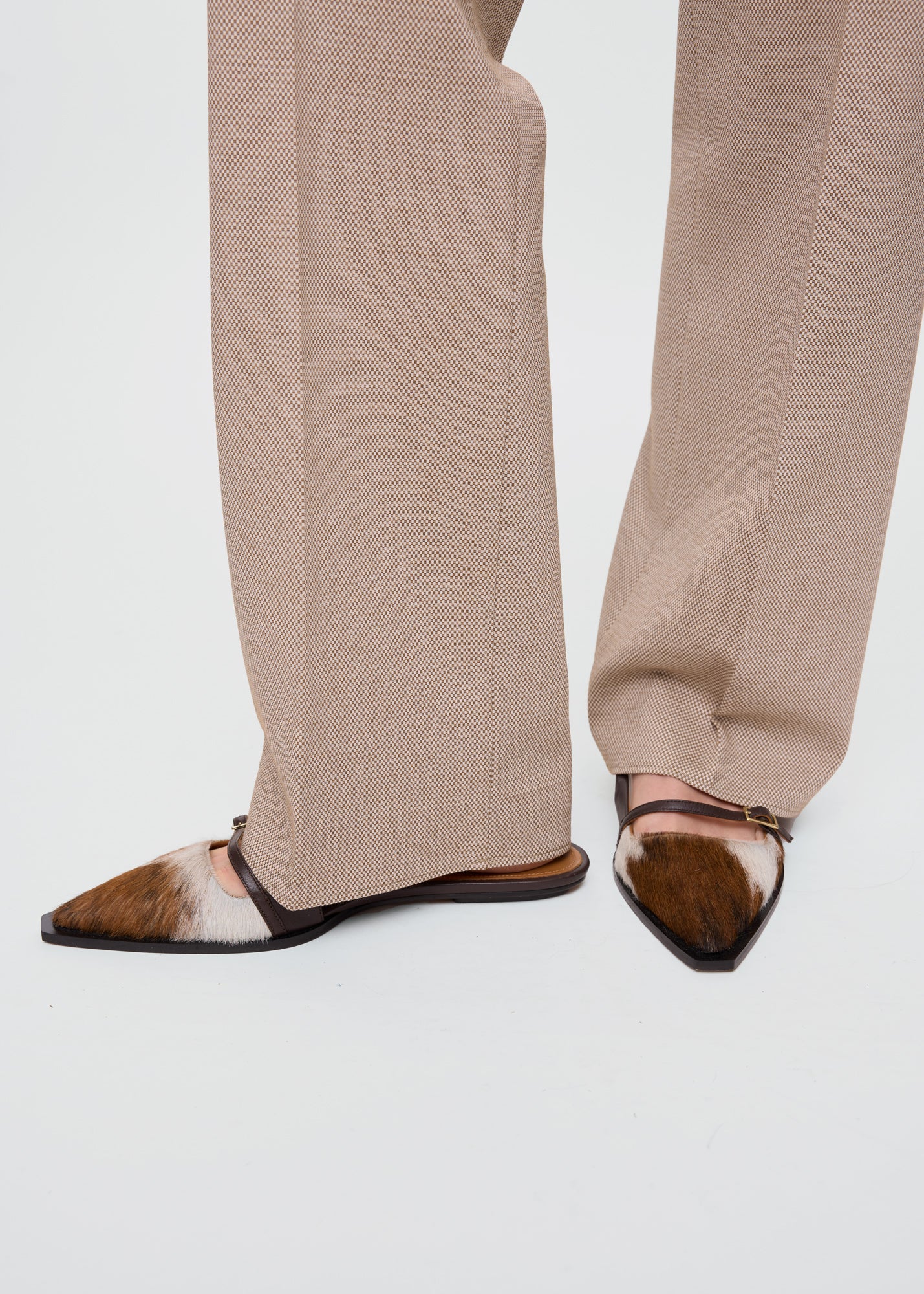 Tricot block trousers