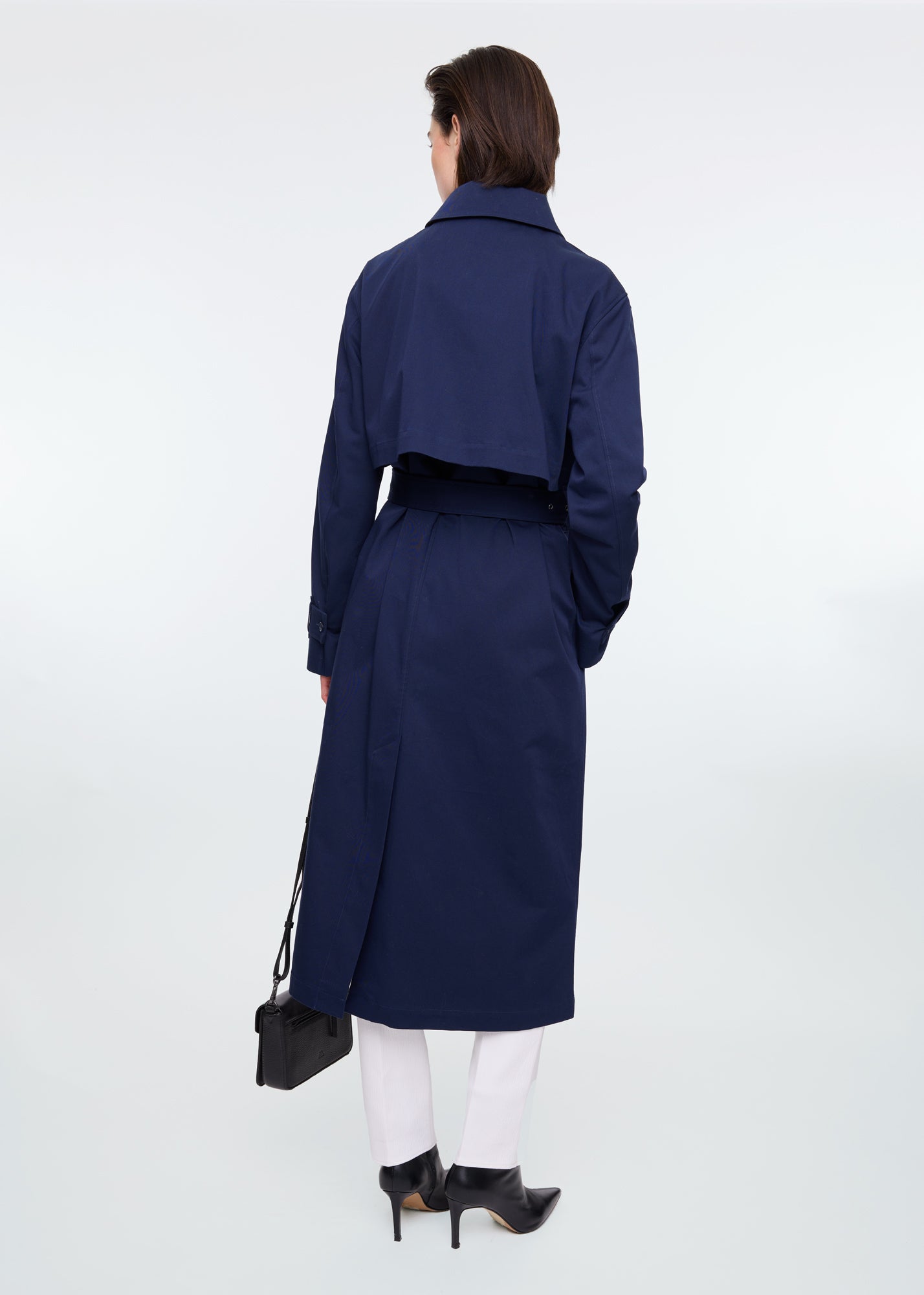 Clean long trench coat