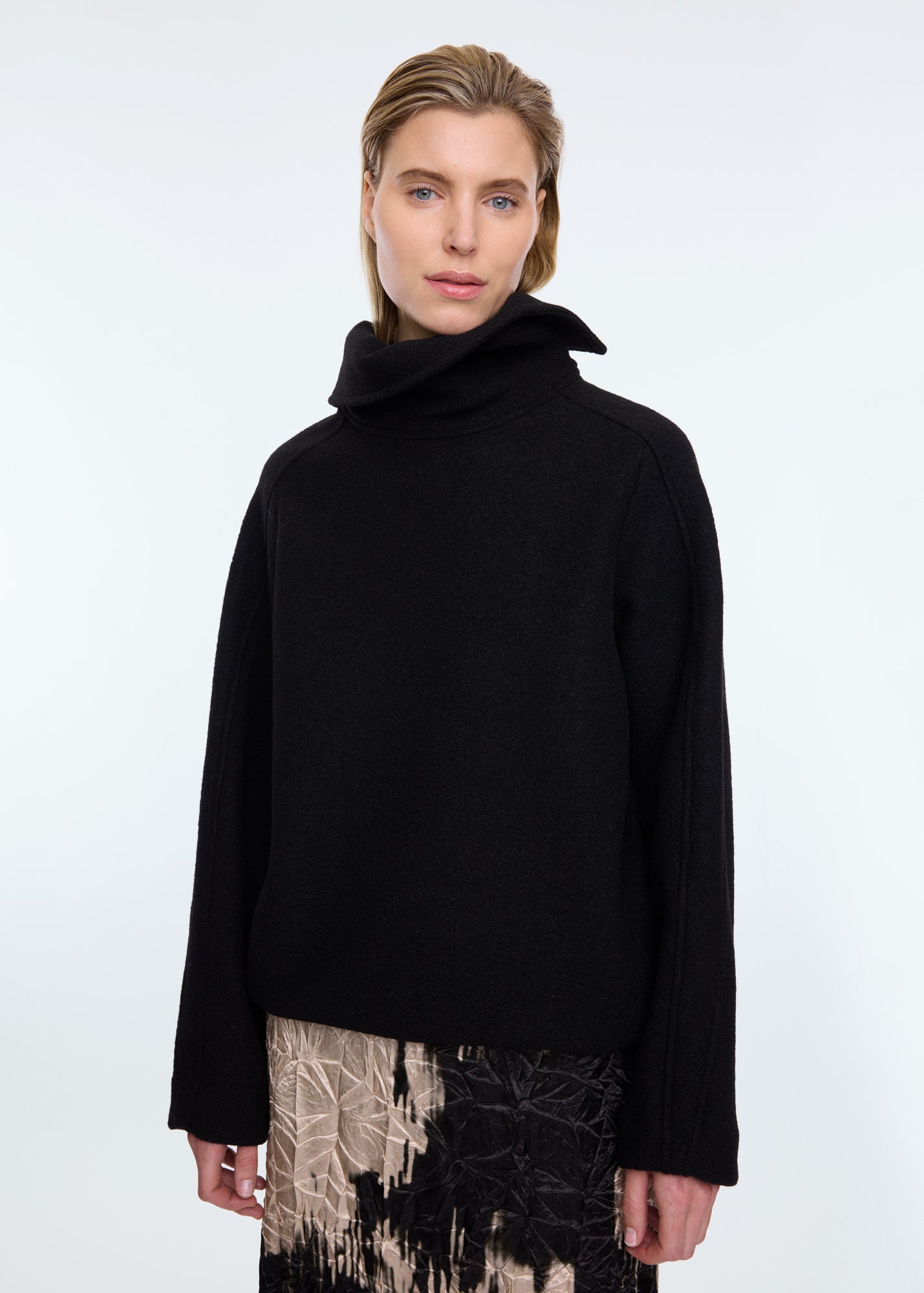 Curl wool oversized sweat