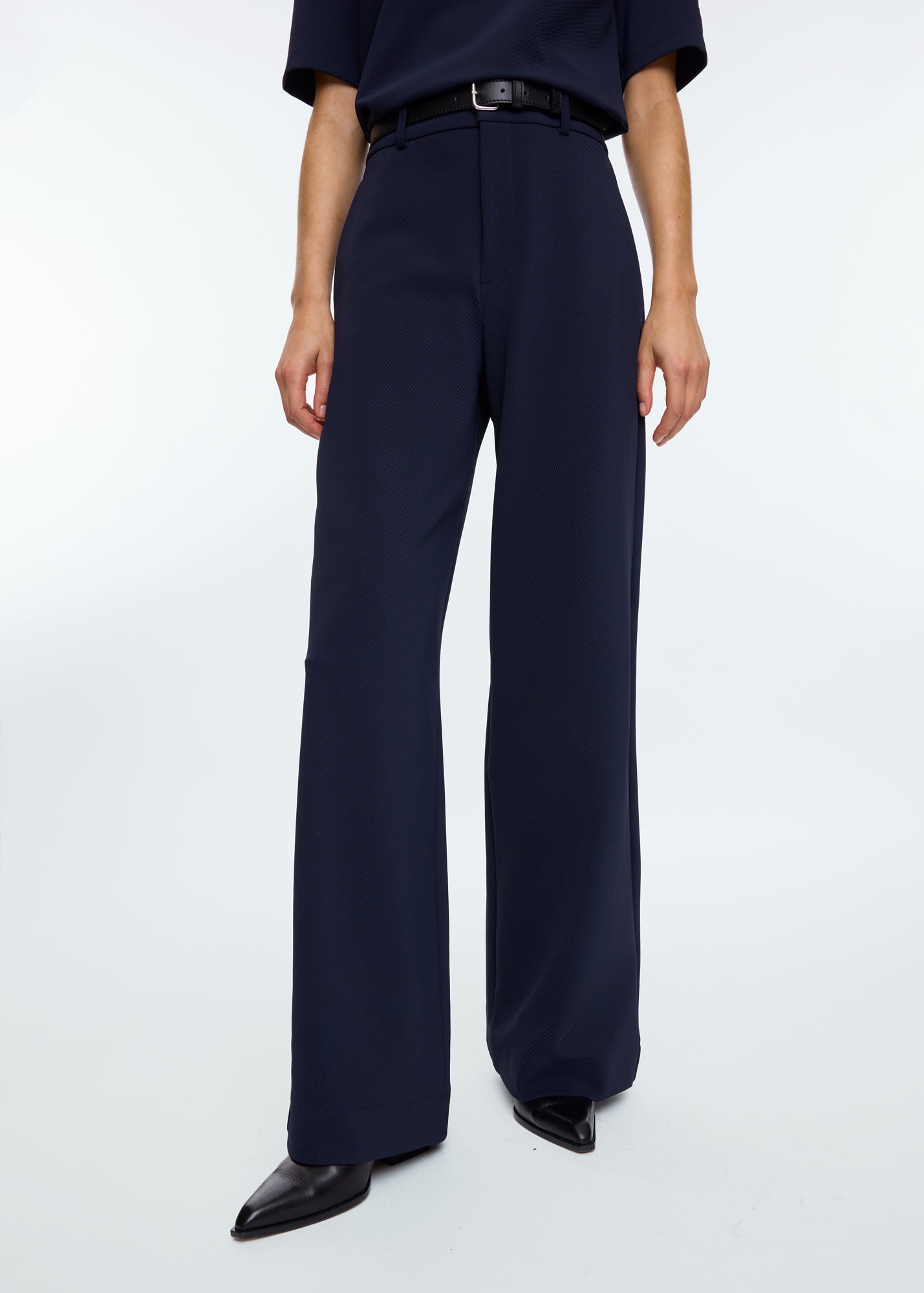 Tailored twill broek