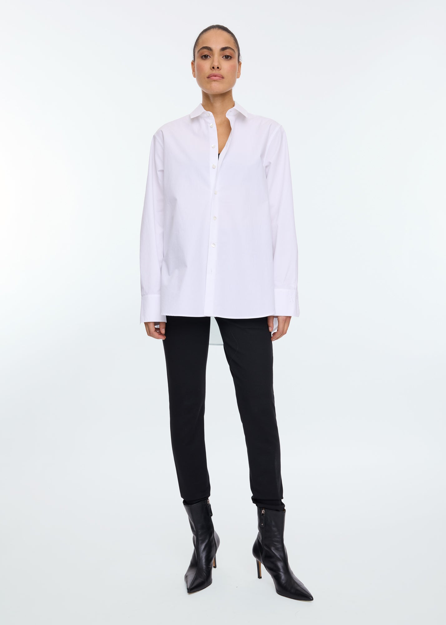 witte basis blouse dames