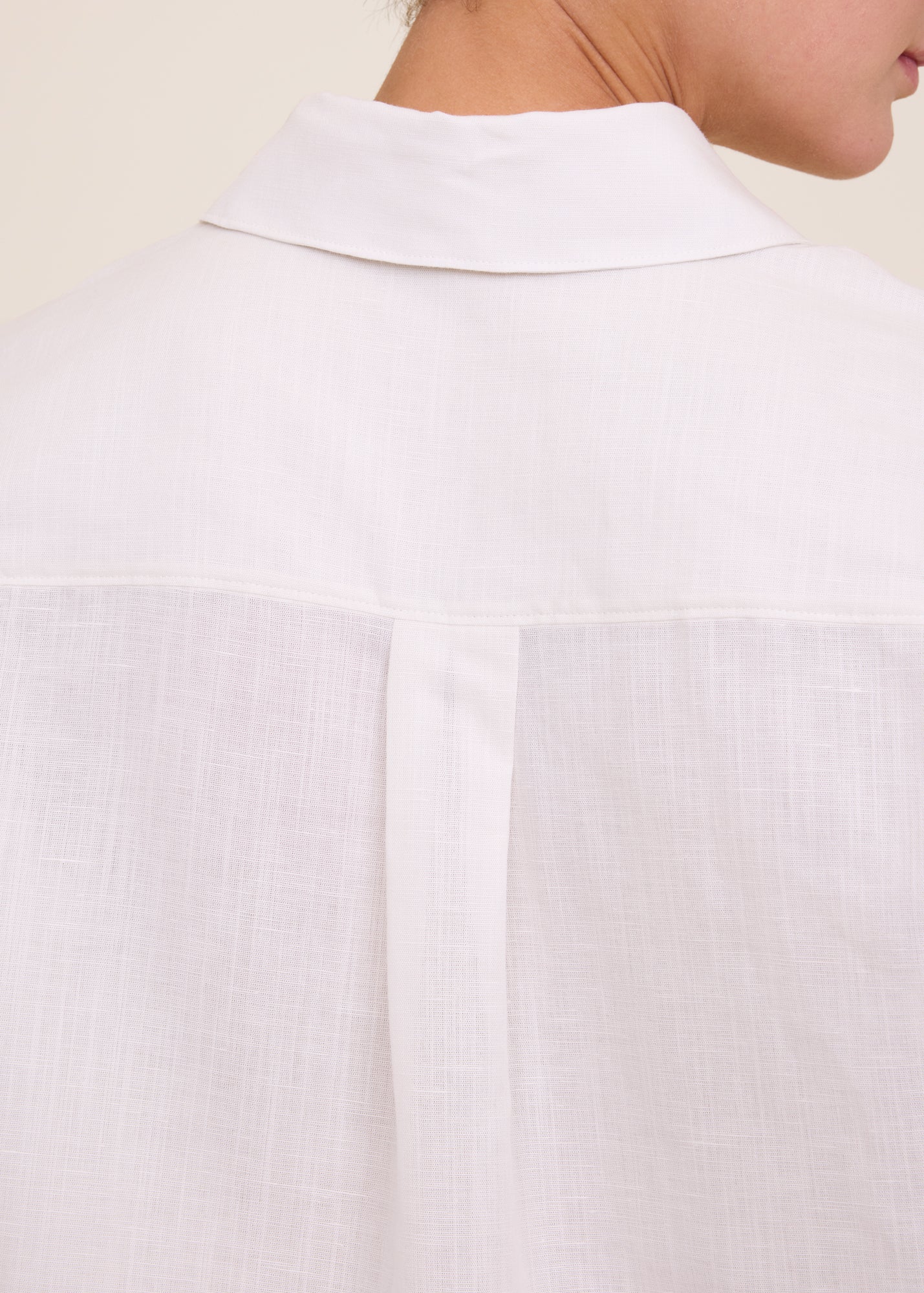 Boxy linnen cotton blouse