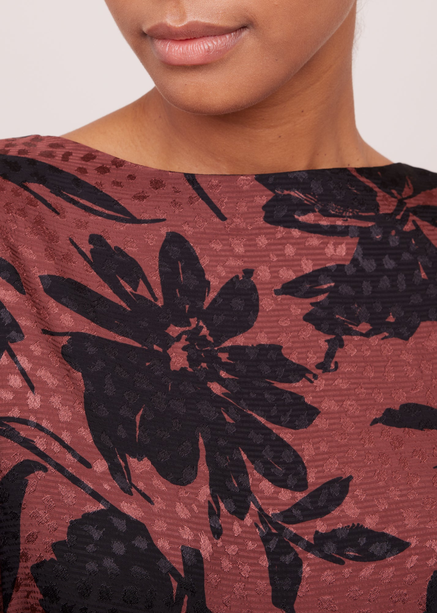 Viscose top met bloemenprint