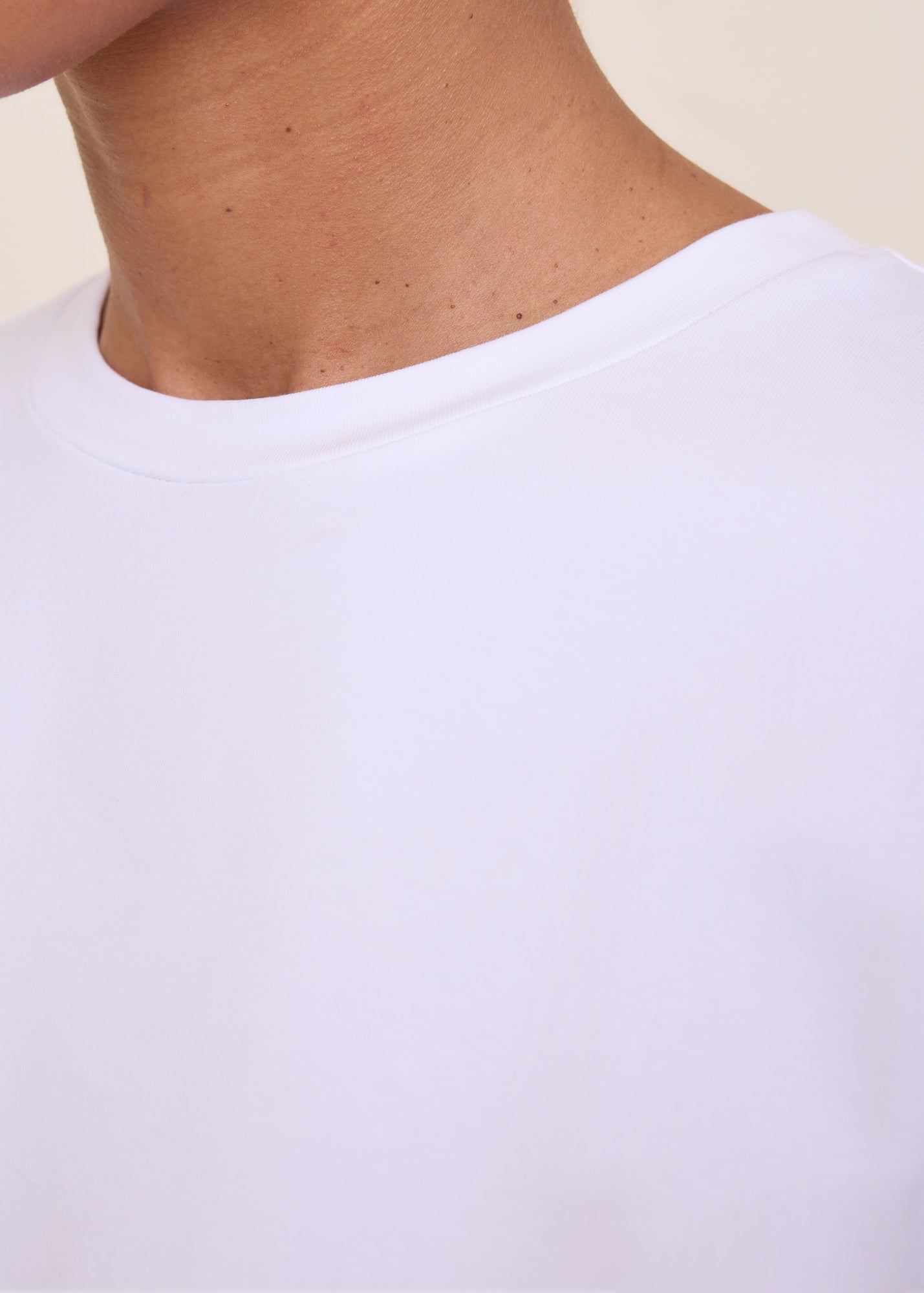 Round neck jersey T-shirt