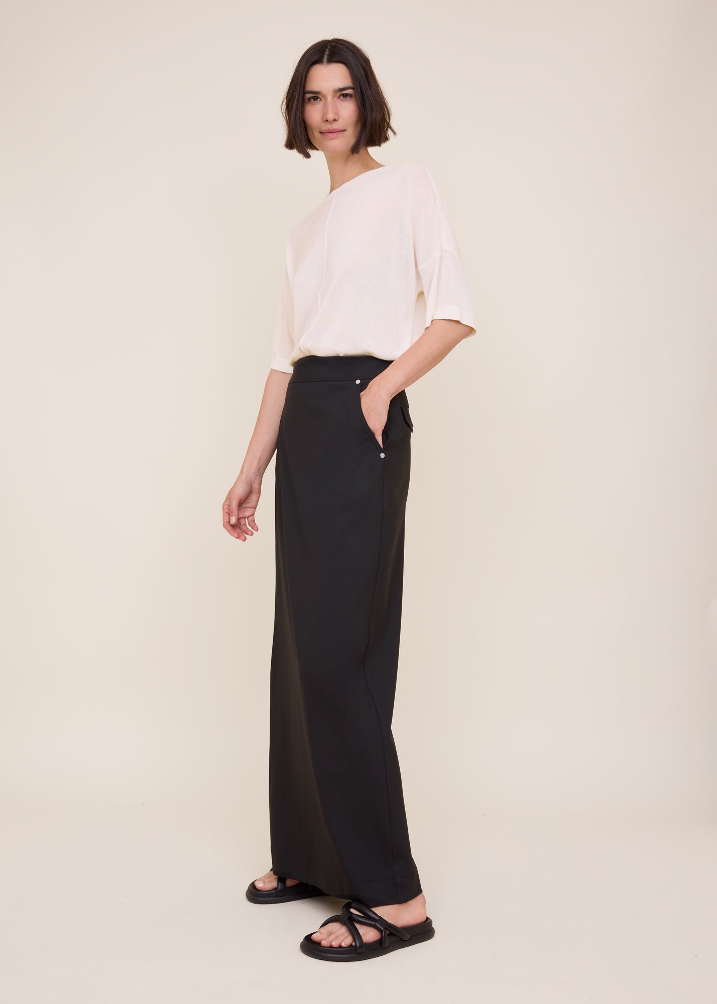 Utility wrap skirt top