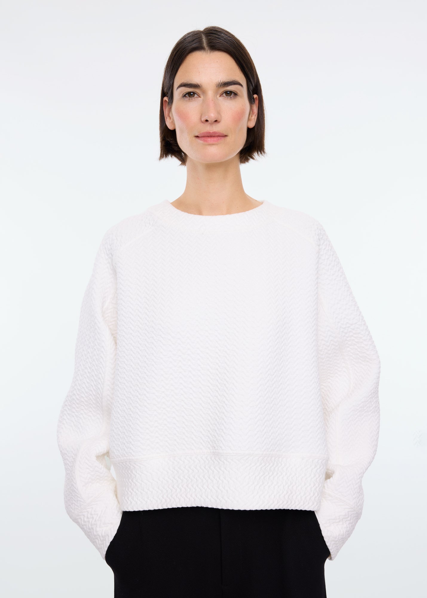 Zigzag struc sweater