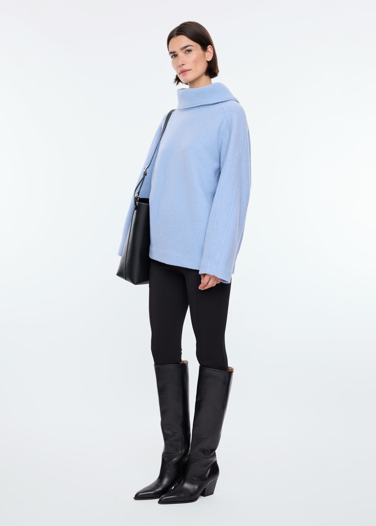 Curl wool oversized sweat