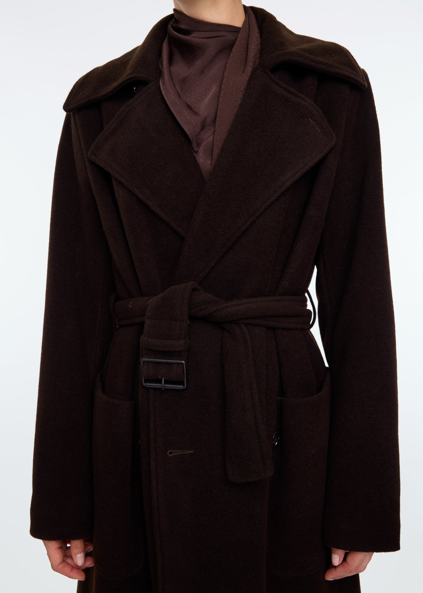 Buitenjas Wool blend cloak coat