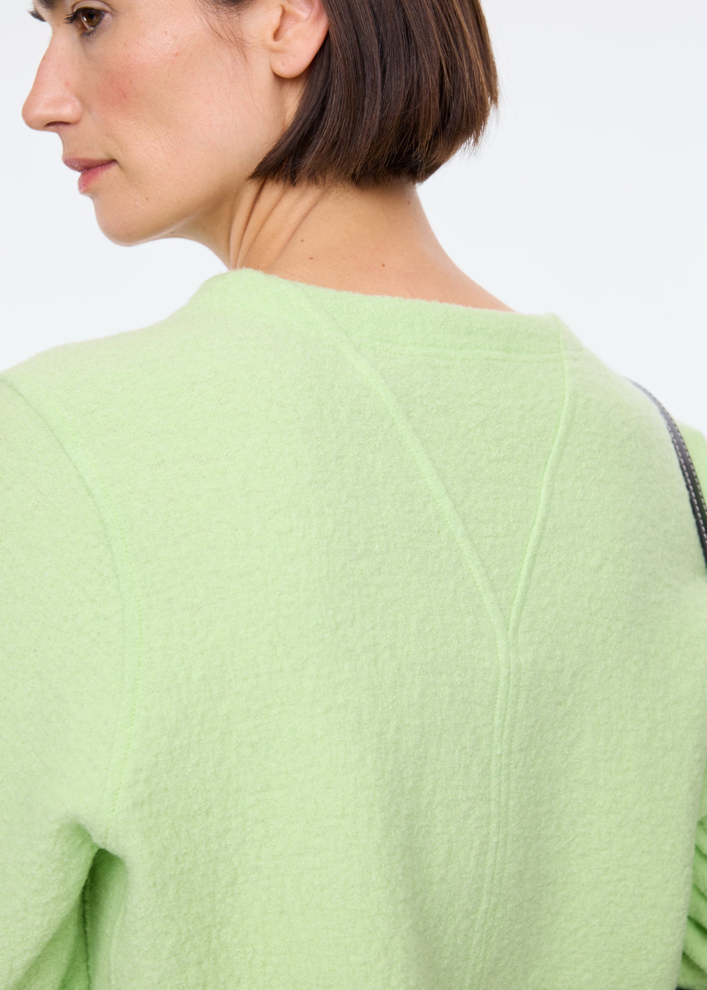 Curl wool basic sweat