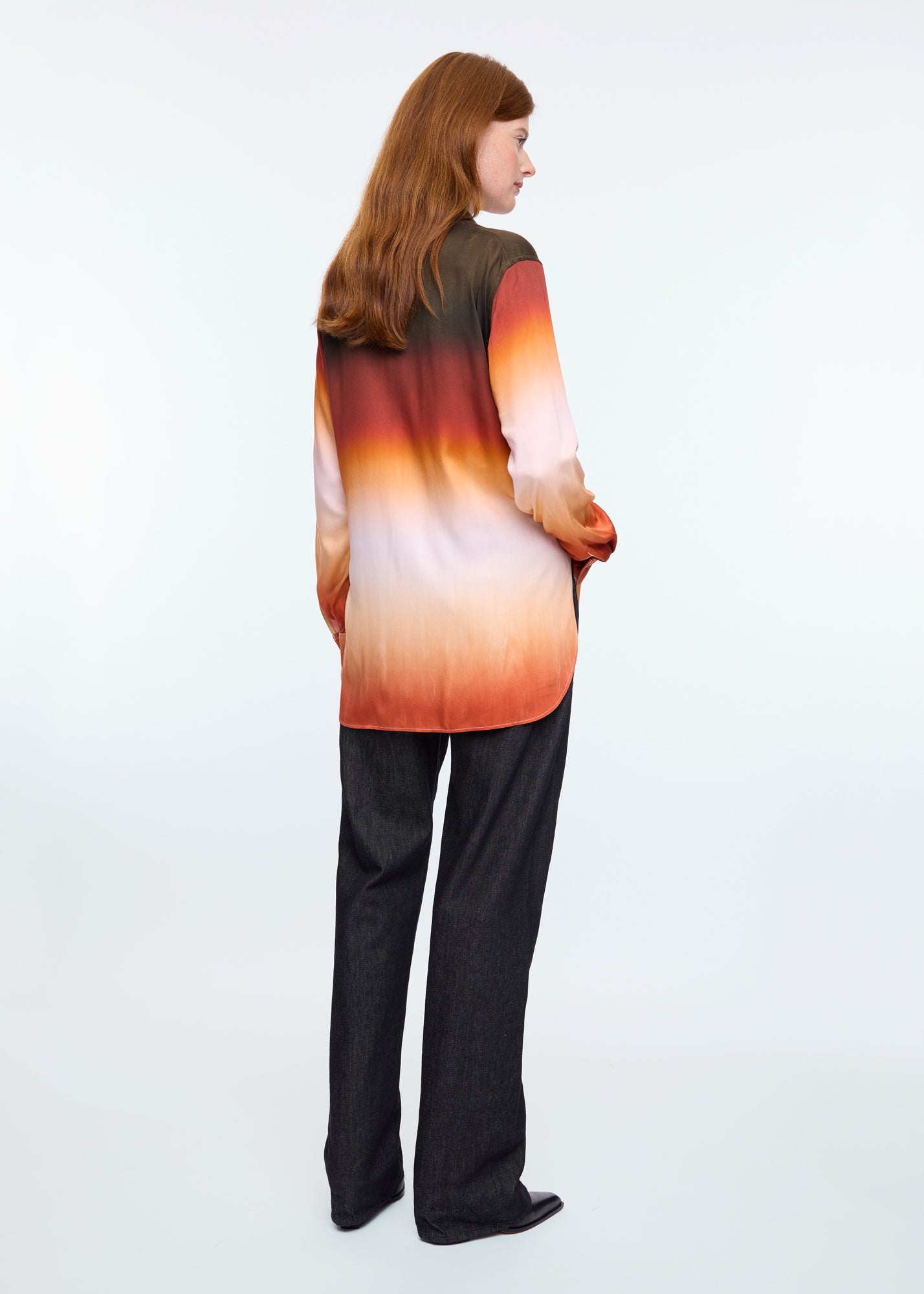 Long ombré blouse